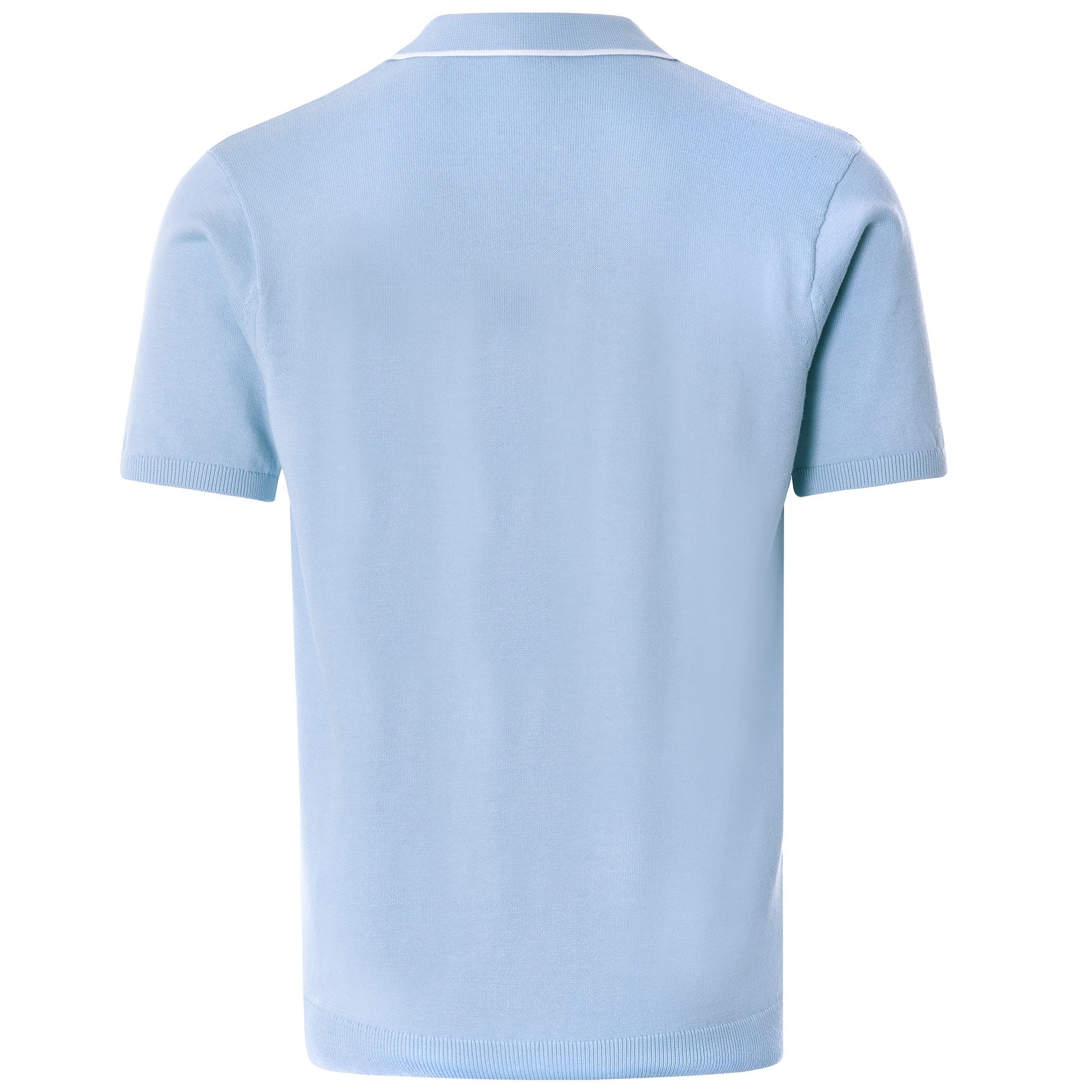 Bronson Knitted Polo Shirt - Ice