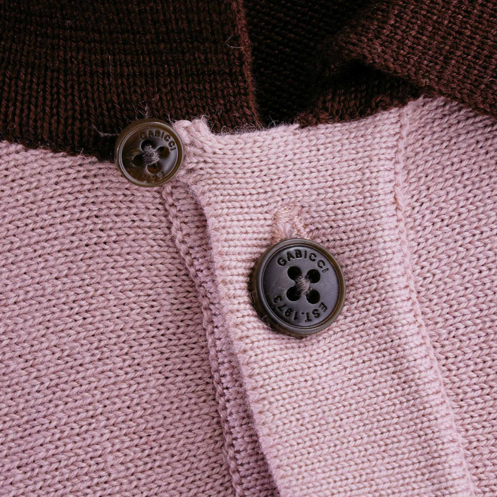 Searle Knitted Polo Shirt - Oxblood