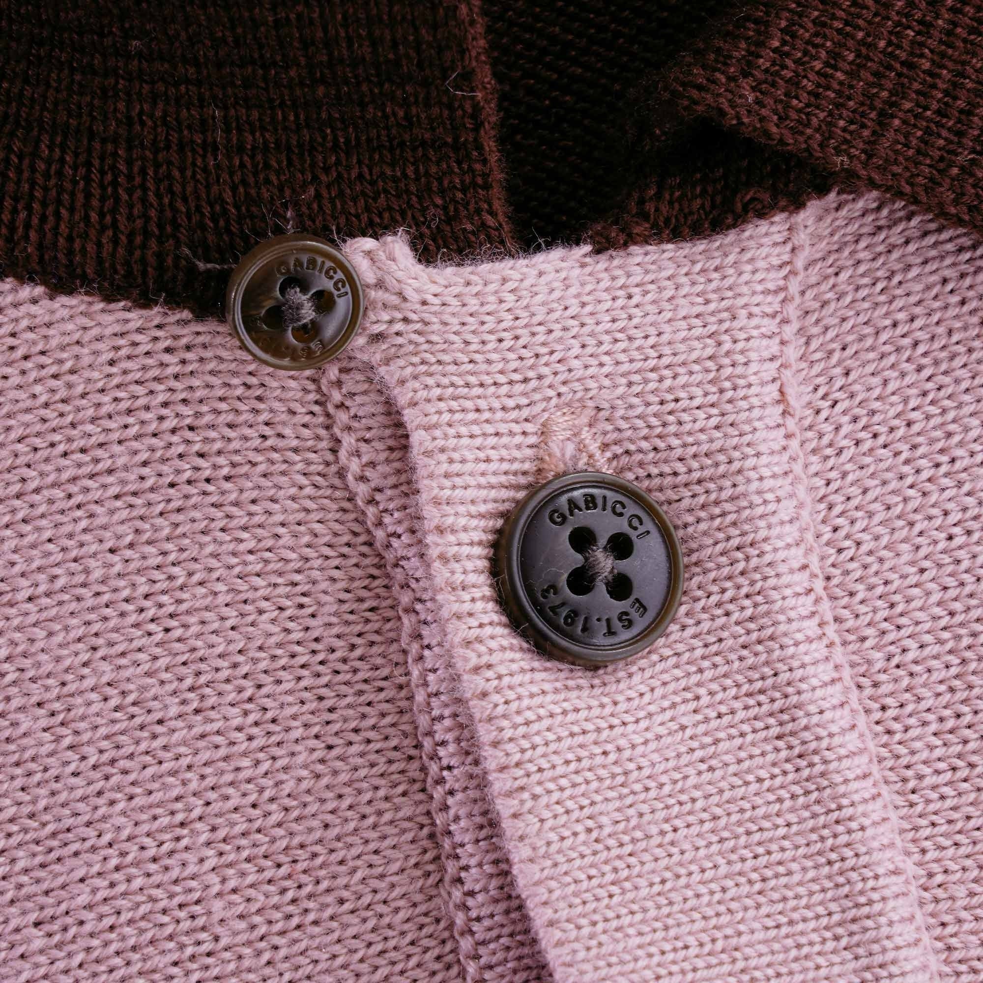 Searle Knitted Polo Shirt - Oxblood