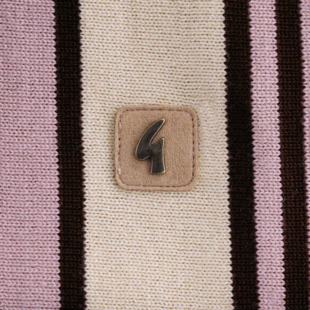 Searle Knitted Polo Shirt - Oxblood