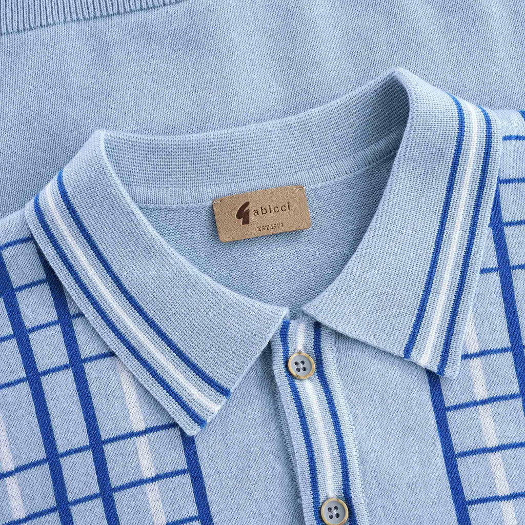 Bale Knitted Polo Shirt - Ice