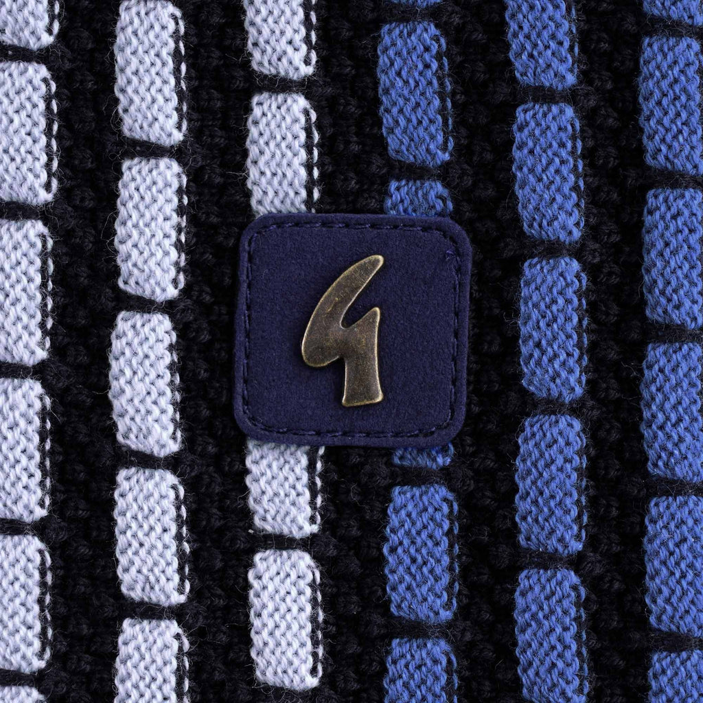 Widmark Knitted Polo Shirt - Navy