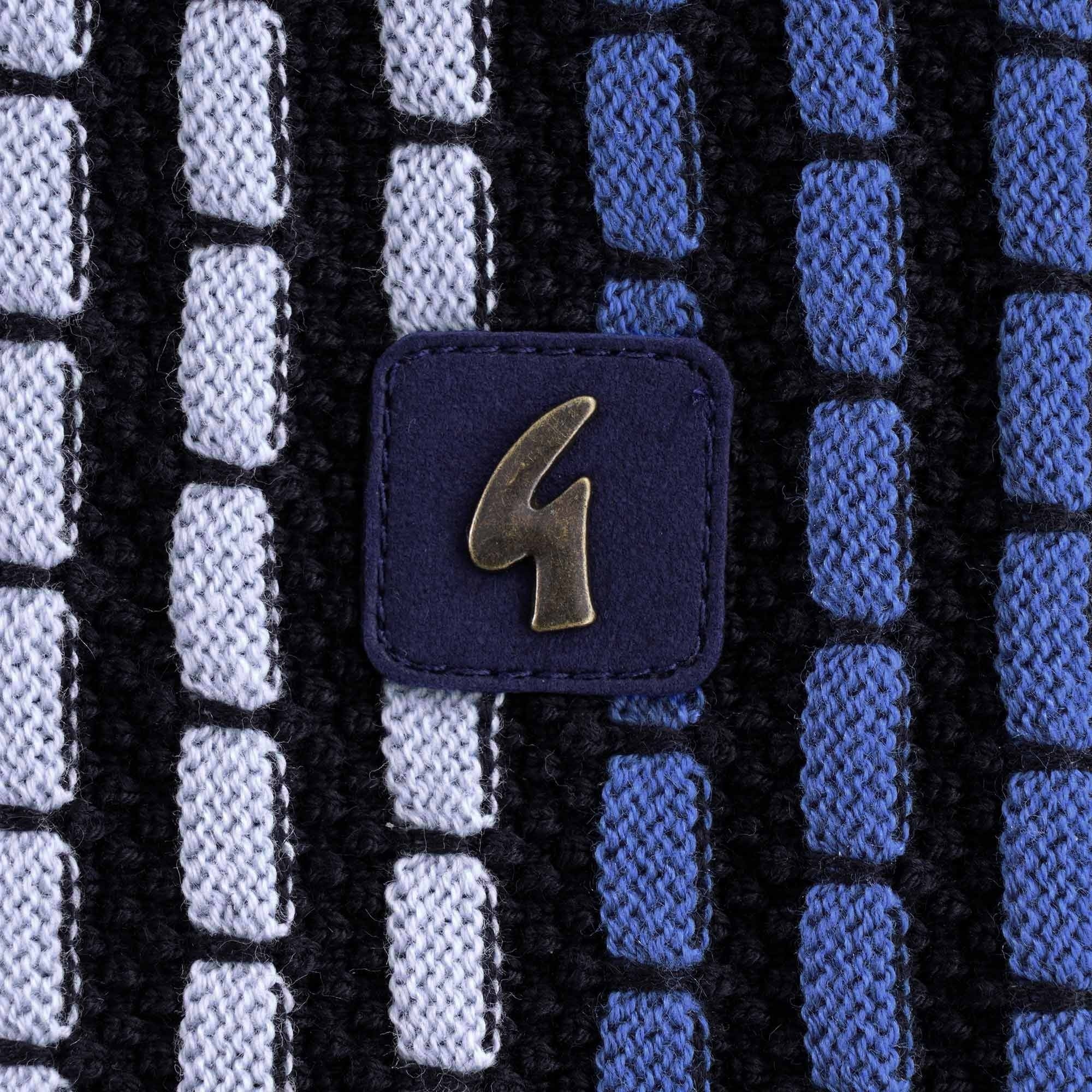 Widmark Knitted Polo Shirt - Navy