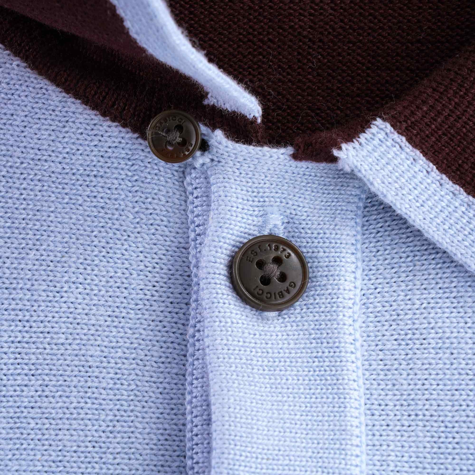 Peck Knitted Polo Shirt - Oxblood