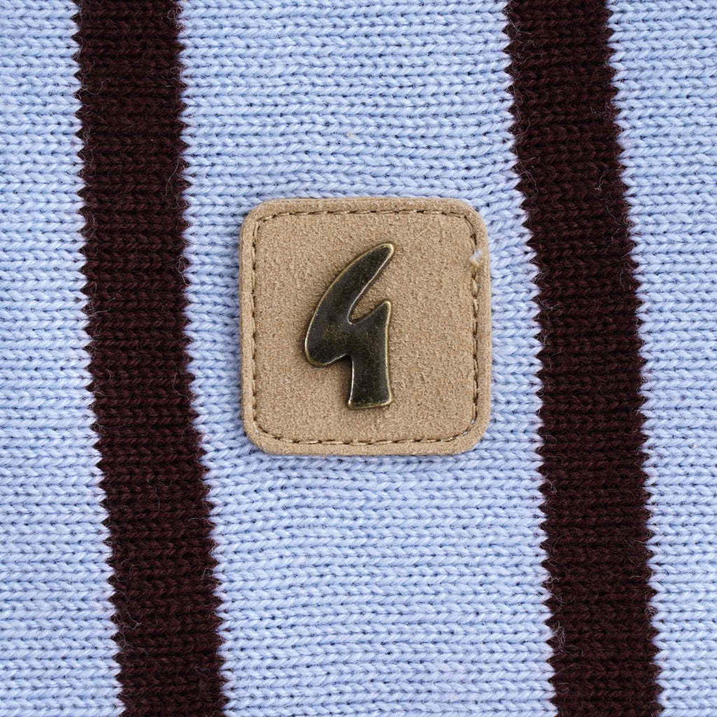 Peck Knitted Polo Shirt - Oxblood