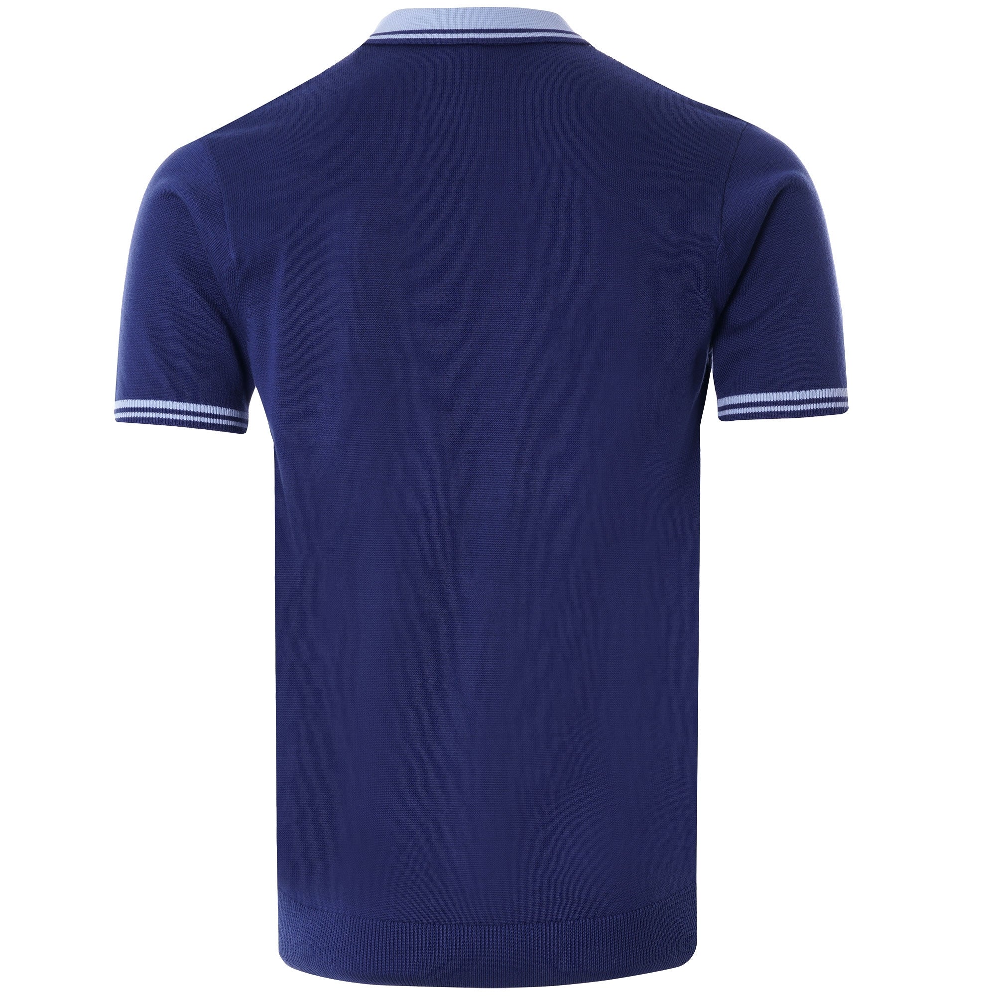 Gable Knitted Polo Shirt - Twilight