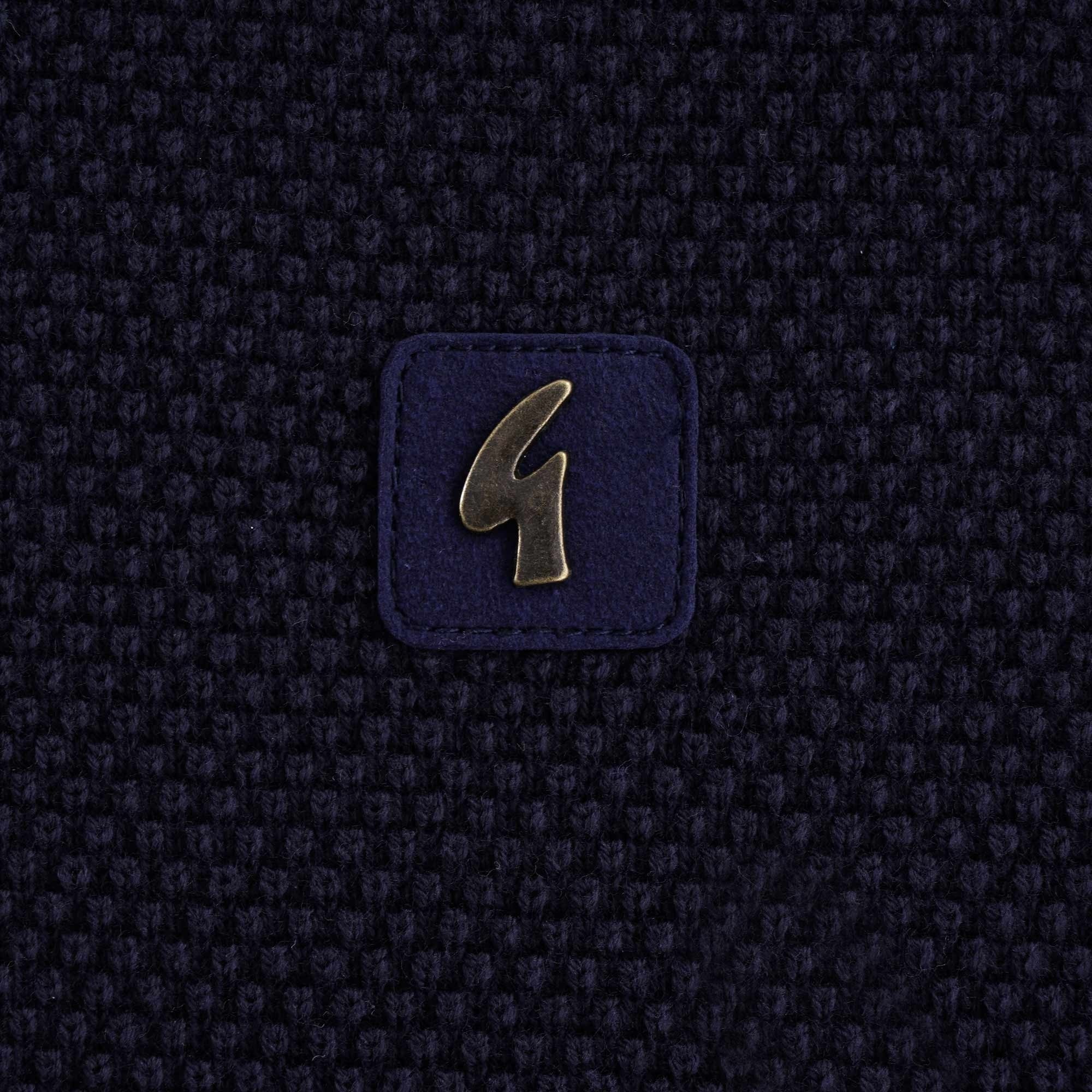 Dicaprio Knitted Polo Shirt - Navy