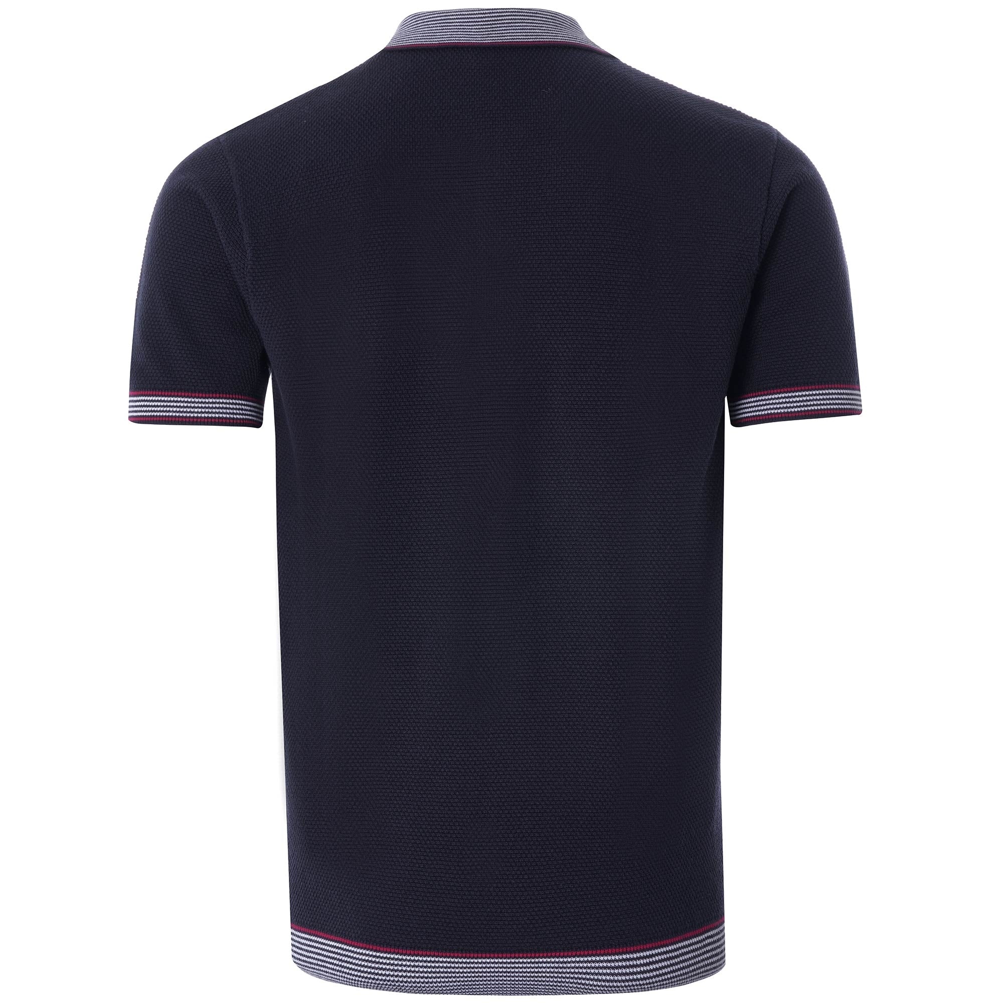 Dicaprio Knitted Polo Shirt - Navy