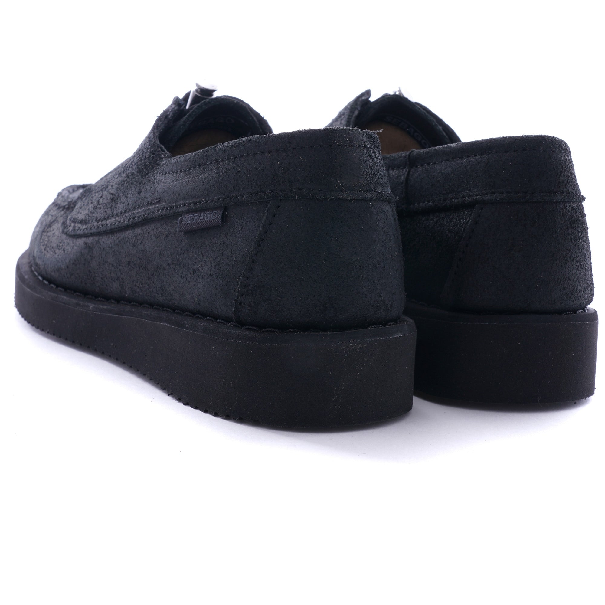 Sebago x Engineered Garments Coverdeck Full-Grain Leather - Black