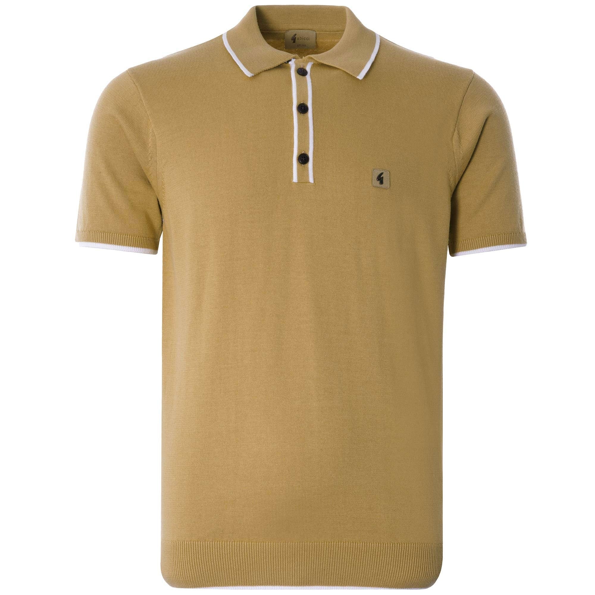 Lineker Knitted Polo Shirt  - Sand