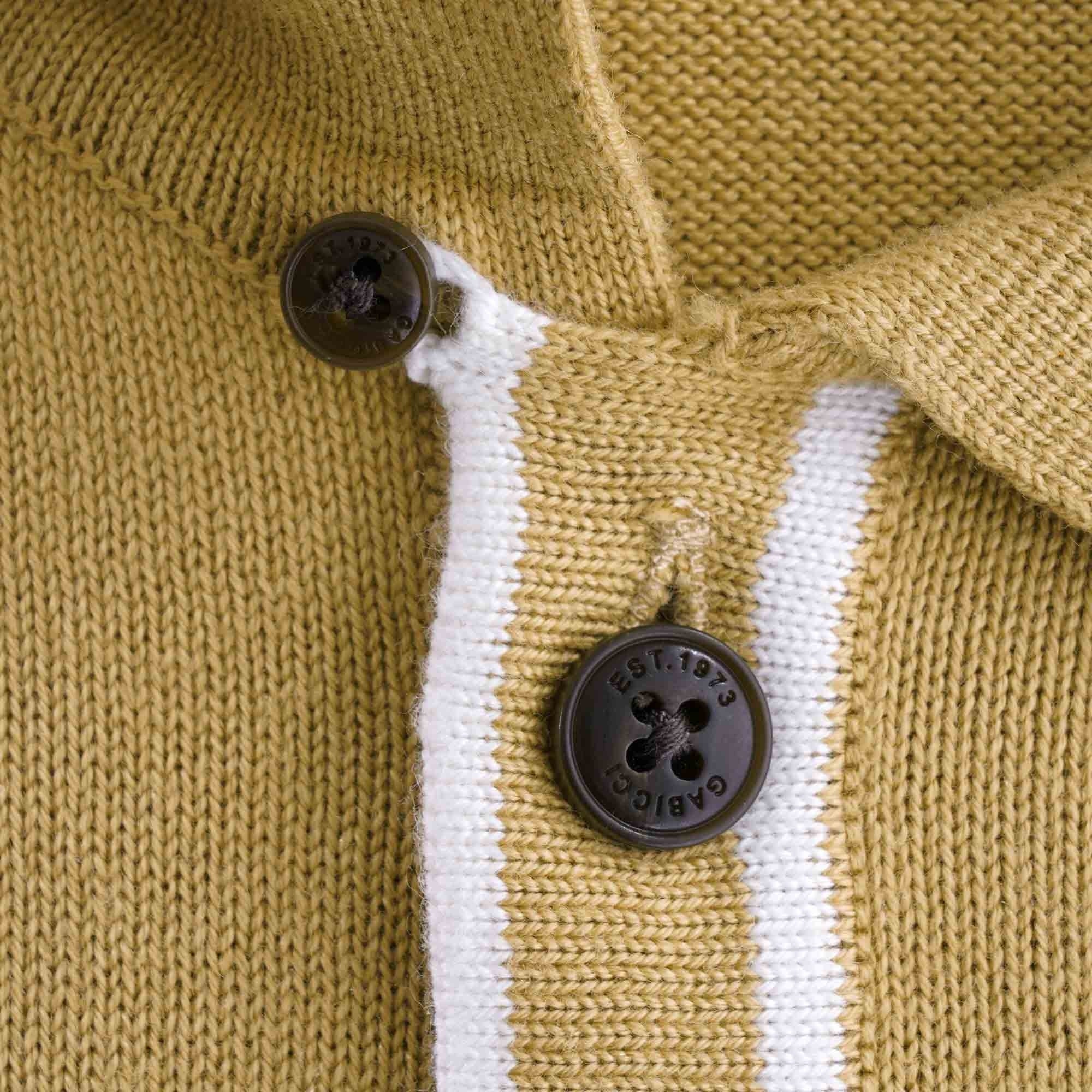 Lineker Knitted Polo Shirt  - Sand