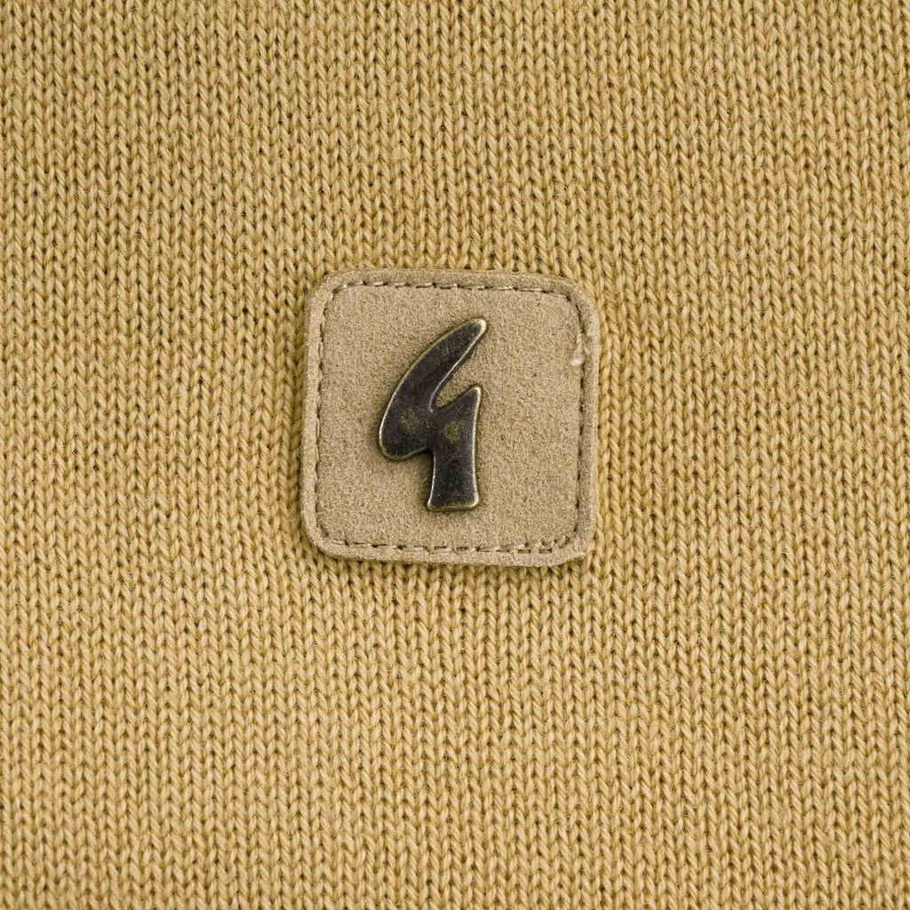 Lineker Knitted Polo Shirt  - Sand
