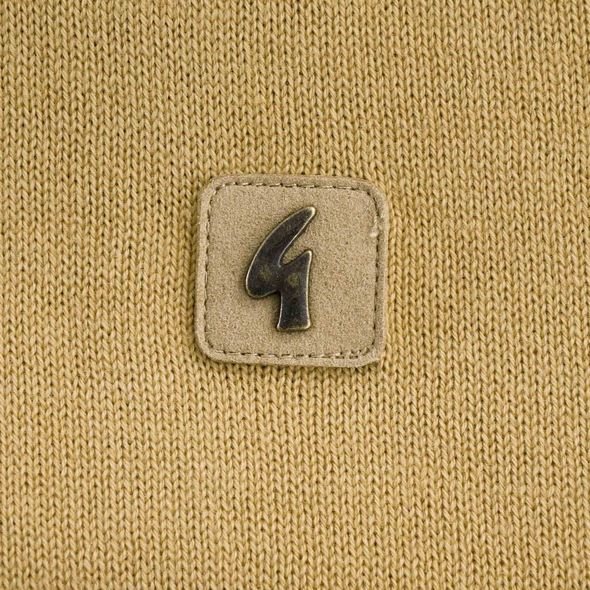 Lineker Knitted Polo Shirt  - Sand