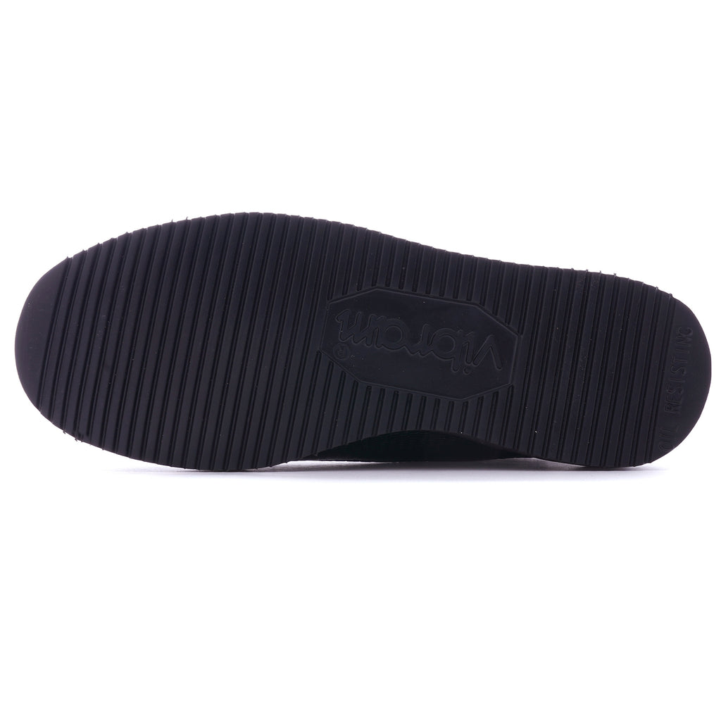x Engineered Garments Coverdeck Croc-Stamped Leather - Black