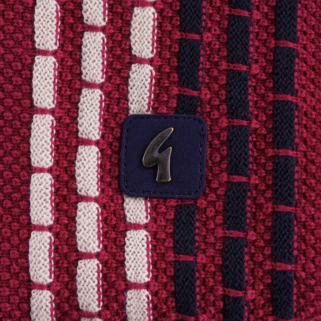 Widmark Knitted Polo Shirt - Tayberry