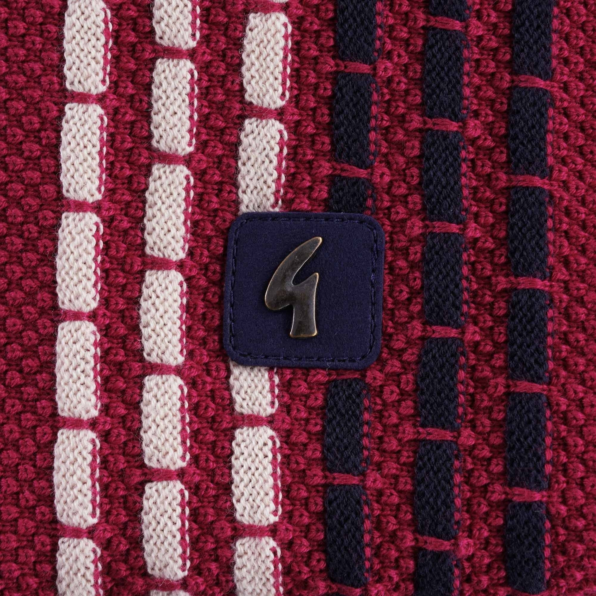 Widmark Knitted Polo Shirt - Tayberry