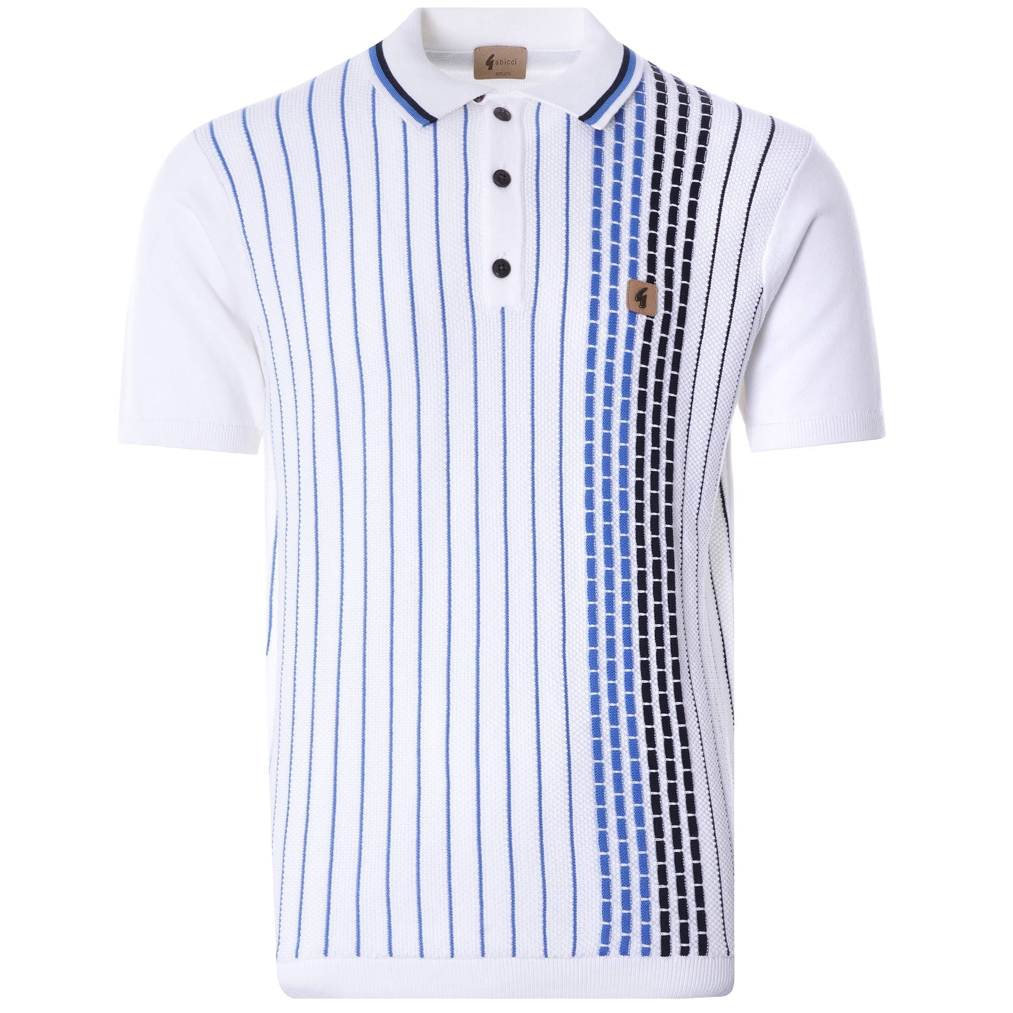 Widmark Knitted Polo Shirt - White