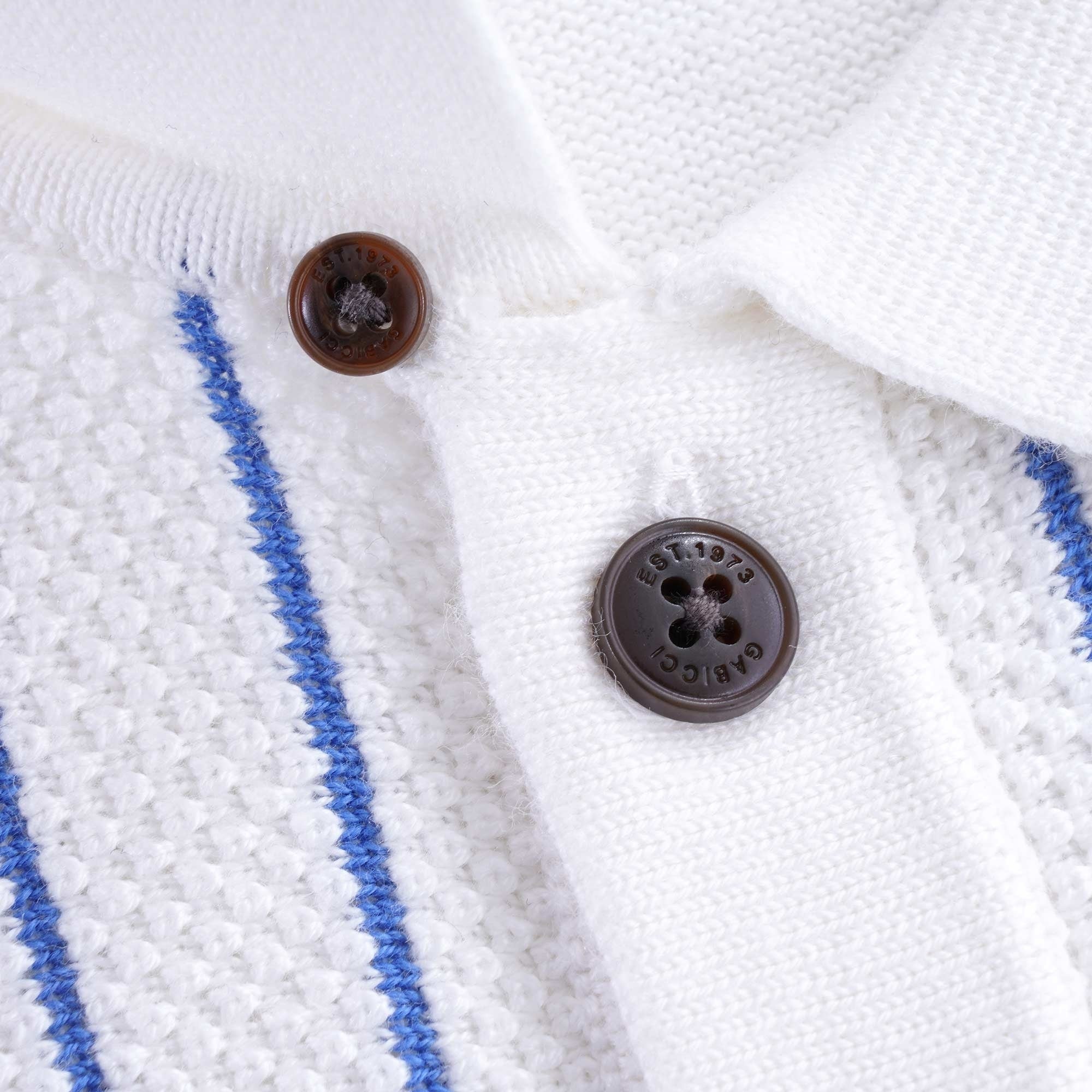 Widmark Knitted Polo Shirt - White