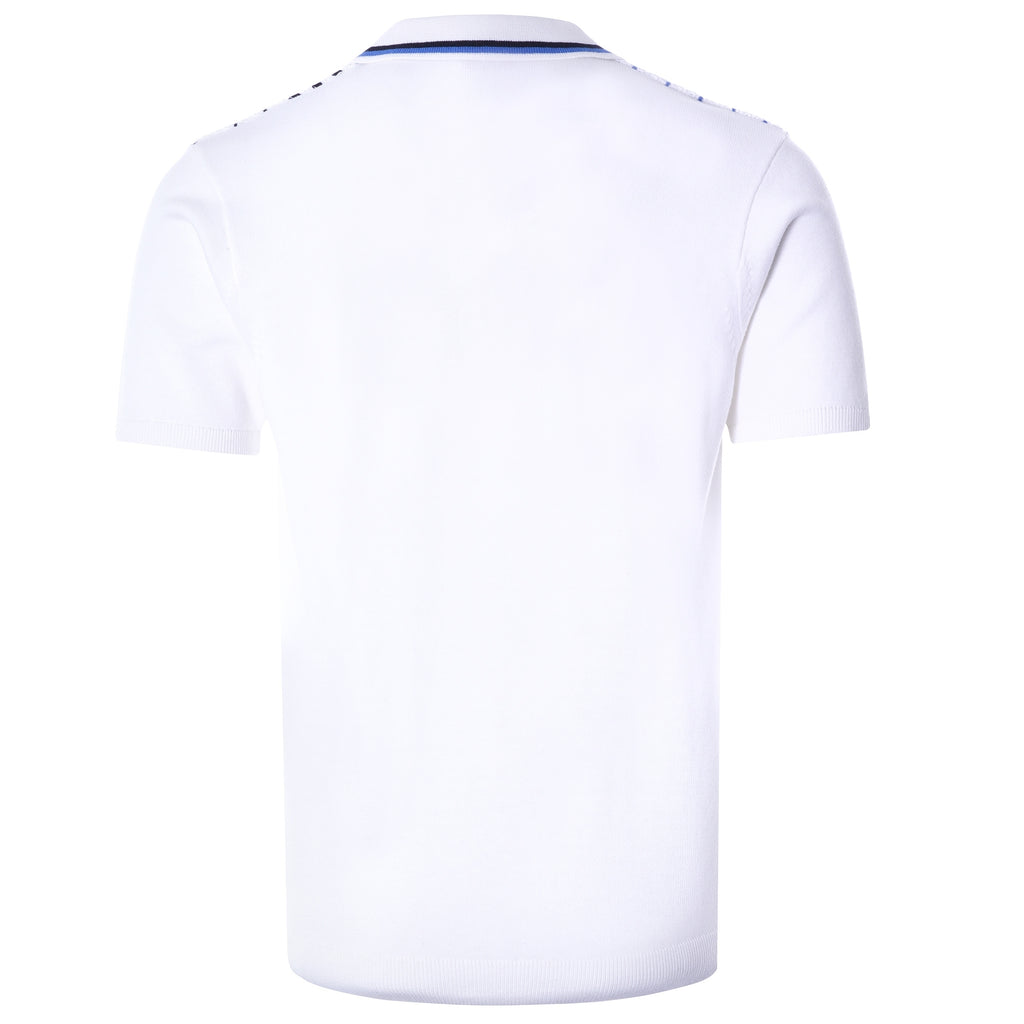 Widmark Knitted Polo Shirt - White