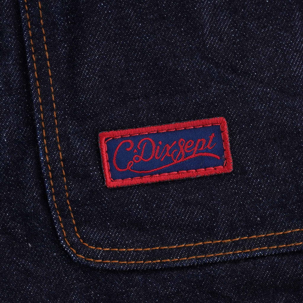 Mandarin Collar Kaihara Japanese Selvedge Denim Jacket - Indigo