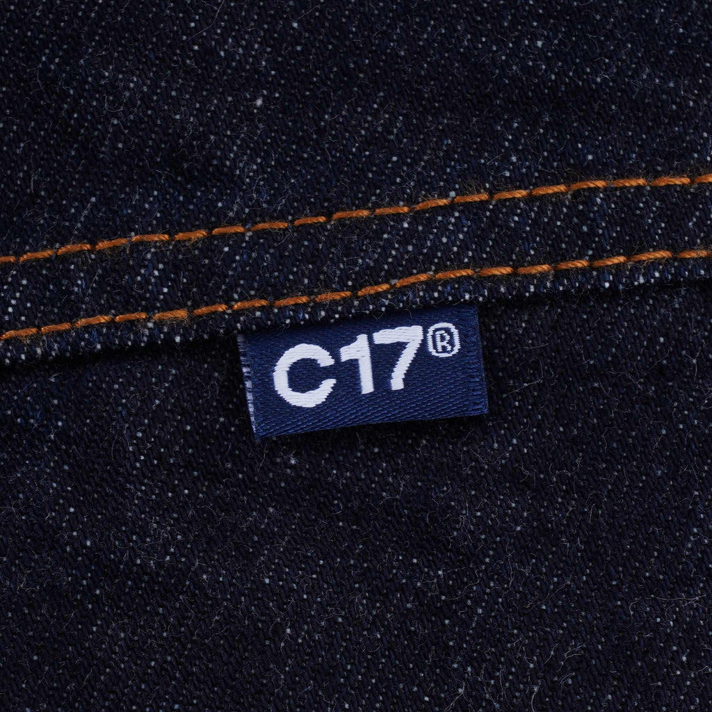 Mandarin Collar Kaihara Japanese Selvedge Denim Jacket - Indigo