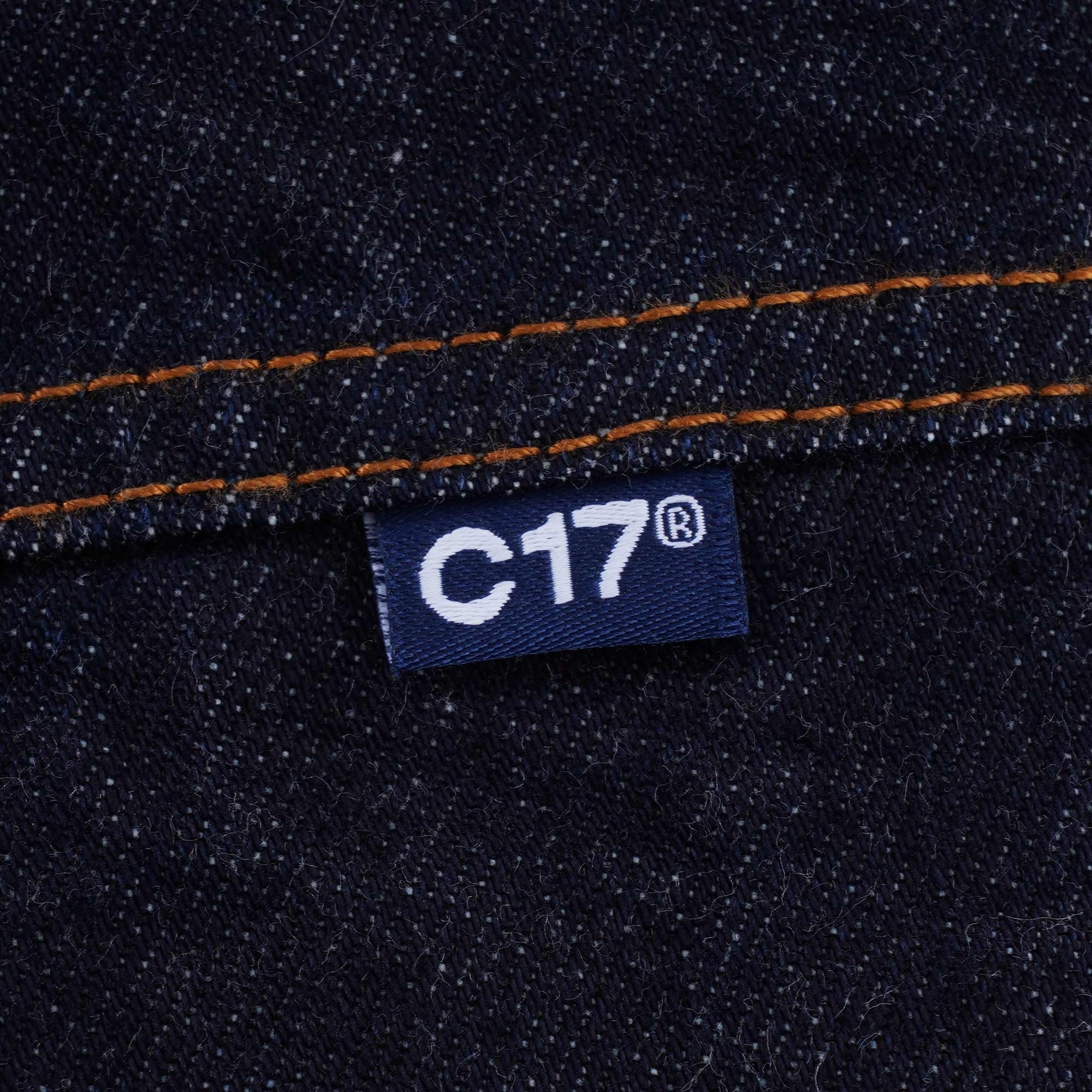 Mandarin Collar Kaihara Japanese Selvedge Denim Jacket - Indigo