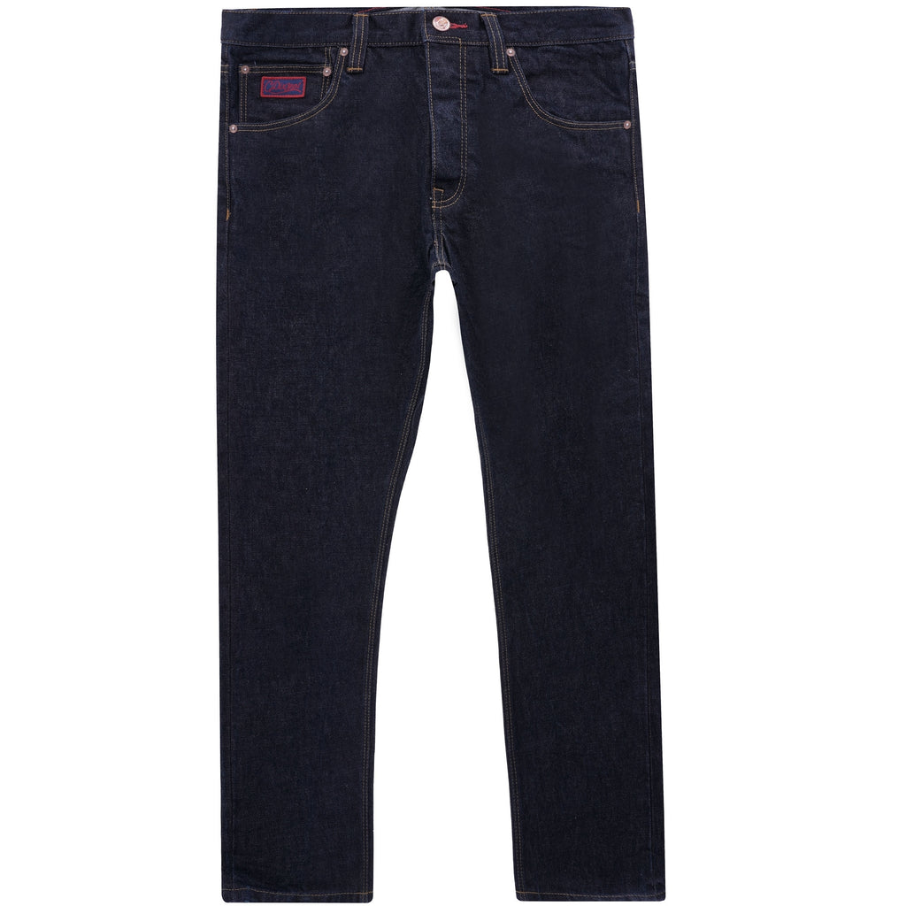 Kaihara C-Tapered Cropped Leg Fit Japanese Selvedge Denim Jeans - Indigo