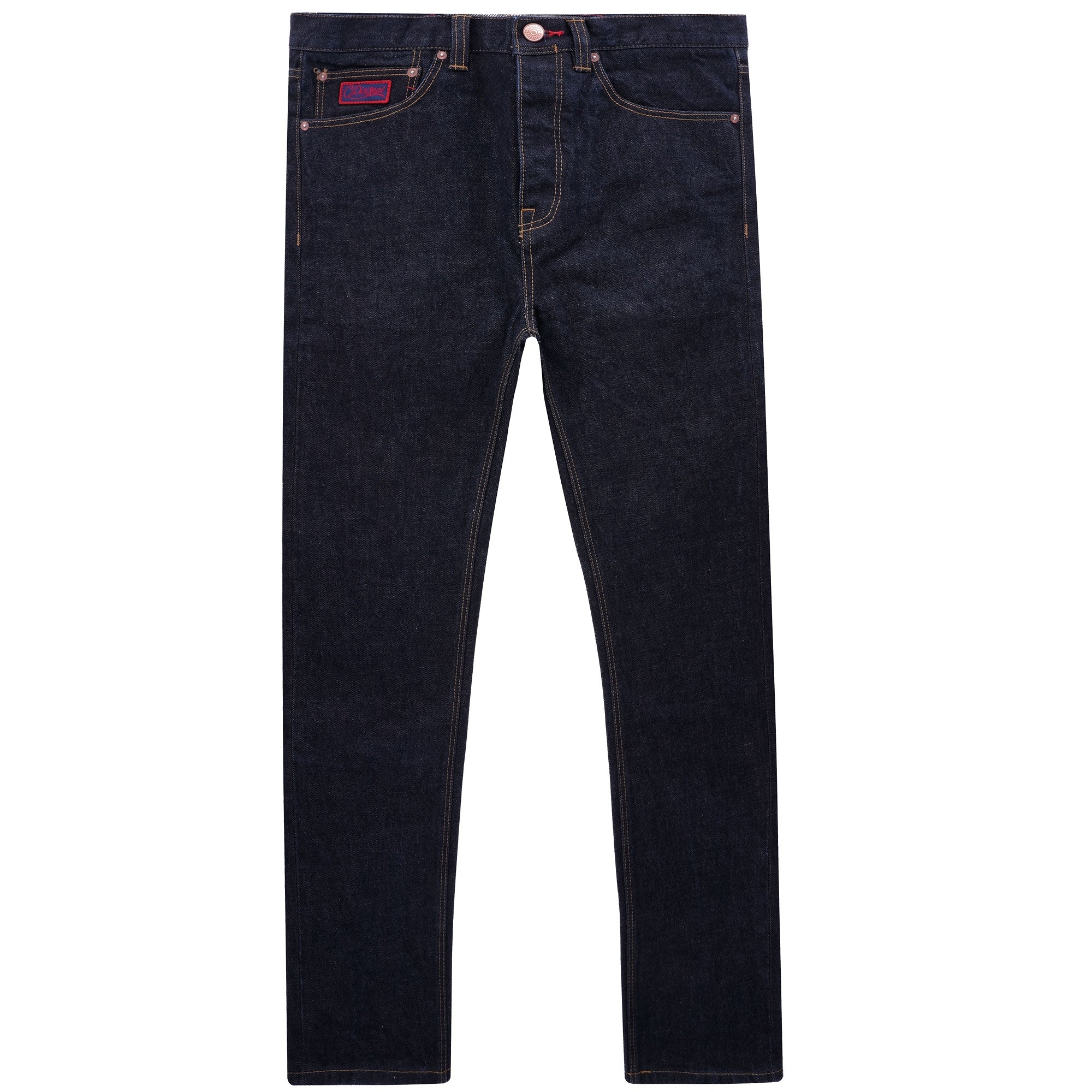 Kaihara C-Slim Straight Fit Japanese Selvedge Denim Jeans - Indigo