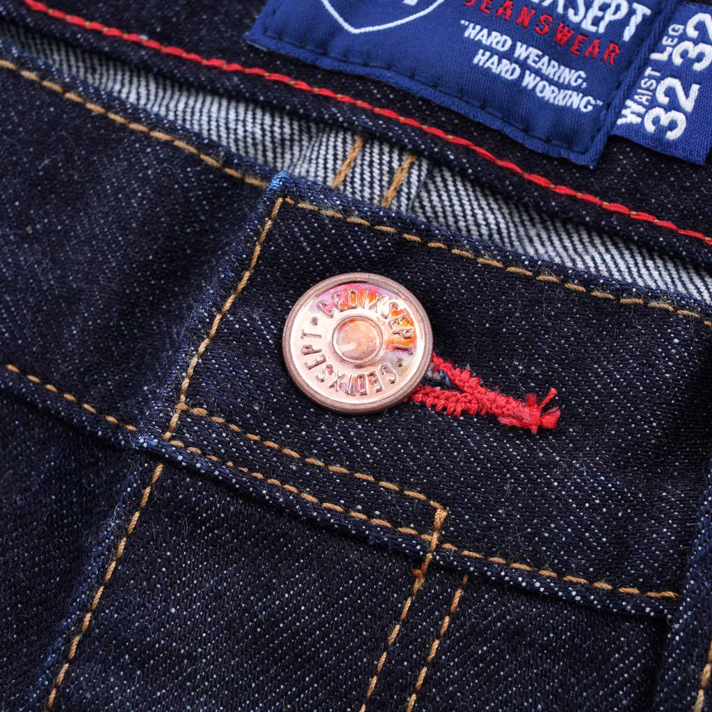 Kaihara C-Slim Straight Fit Japanese Selvedge Denim Jeans - Indigo