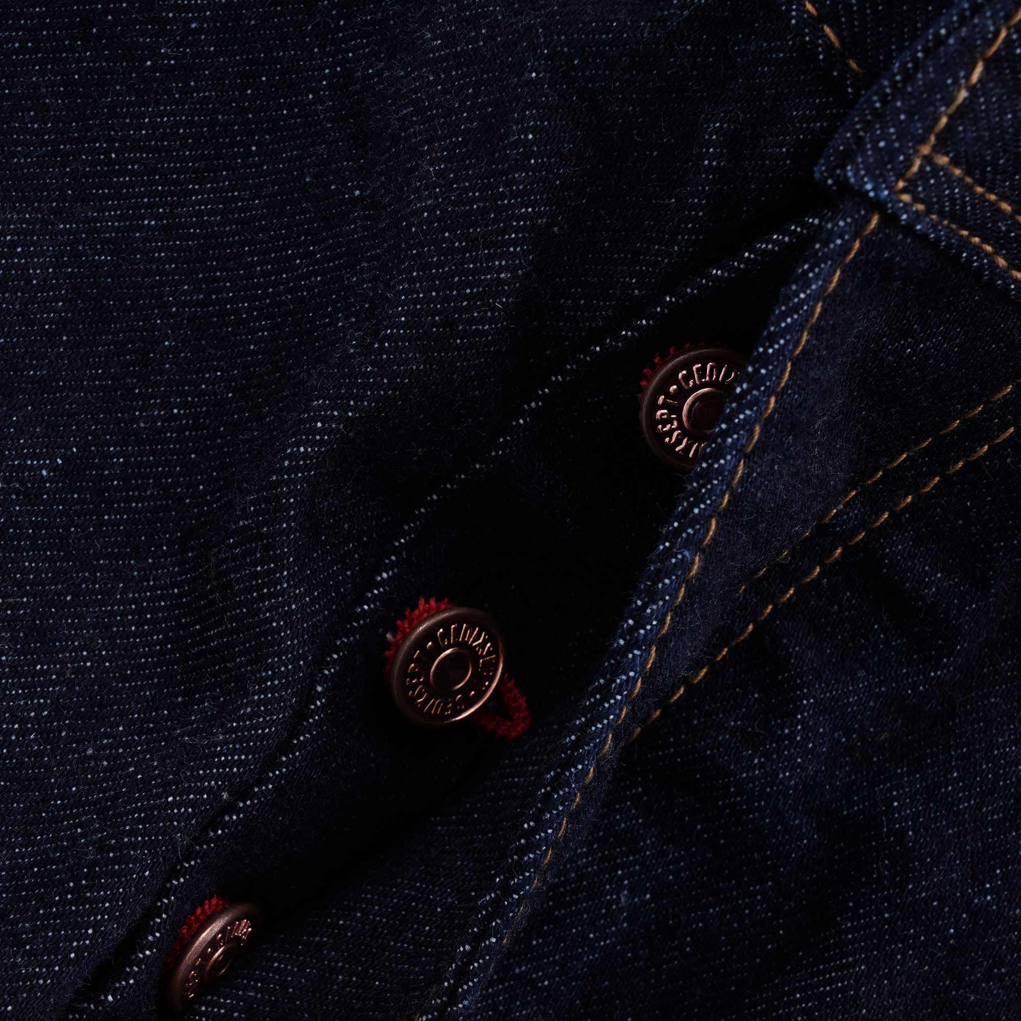 Kaihara C-Slim Straight Fit Japanese Selvedge Denim Jeans - Indigo