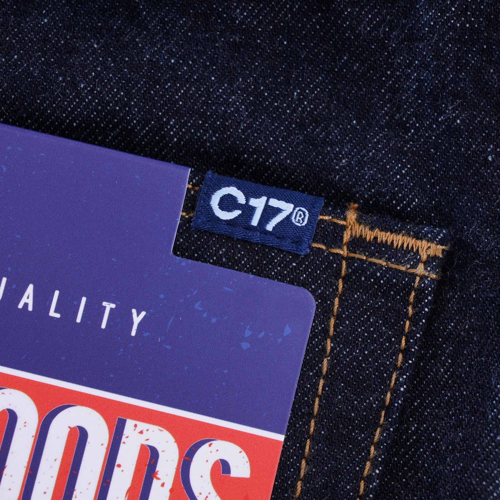 Kaihara C-Slim Straight Fit Japanese Selvedge Denim Jeans - Indigo