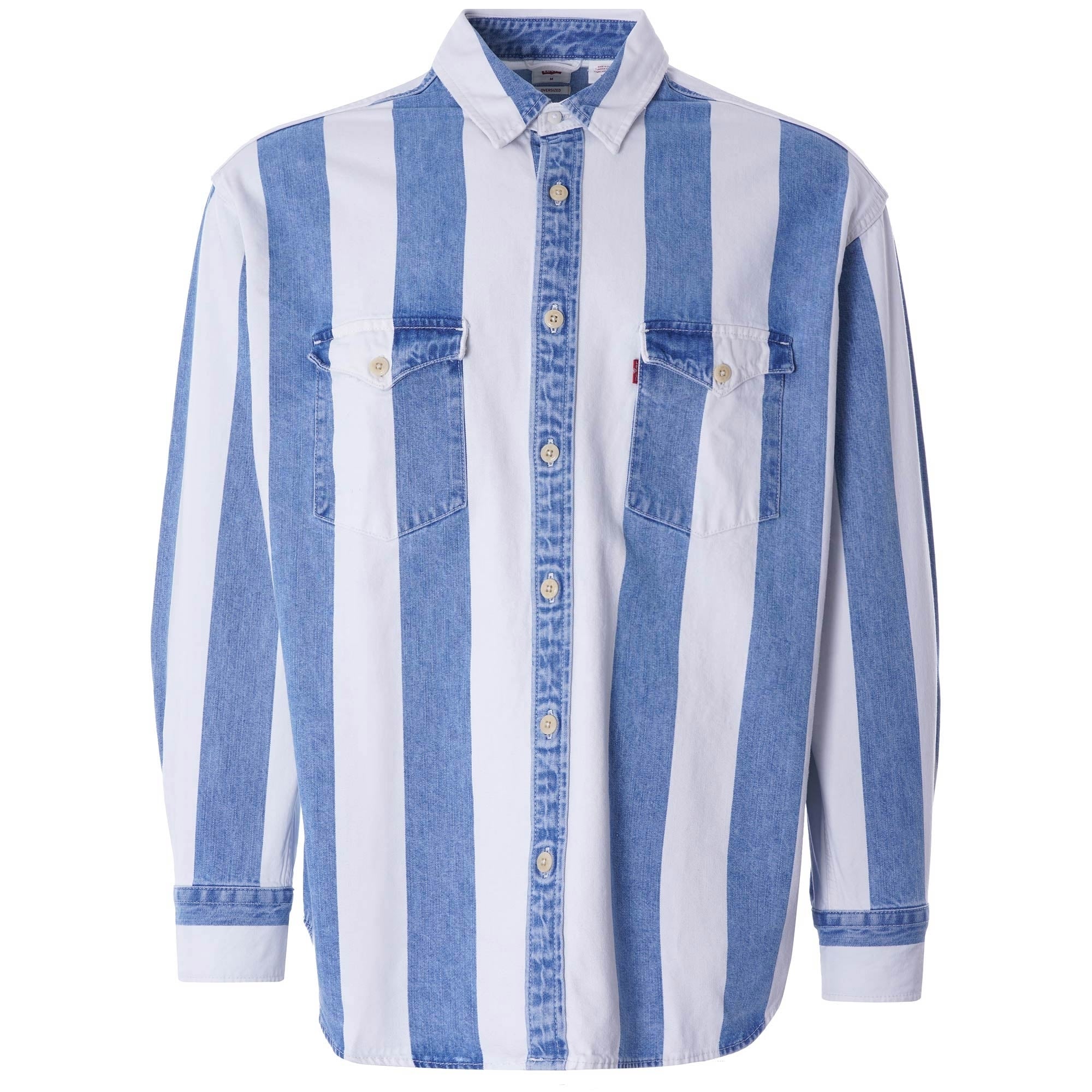 Barstow Western Shirt - Indigo Stripe
