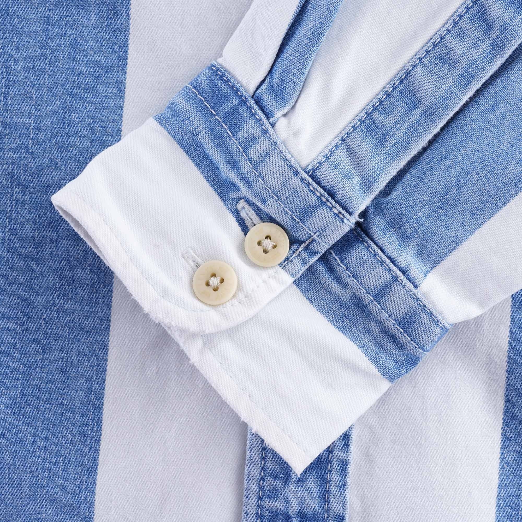 Barstow Western Shirt - Indigo Stripe