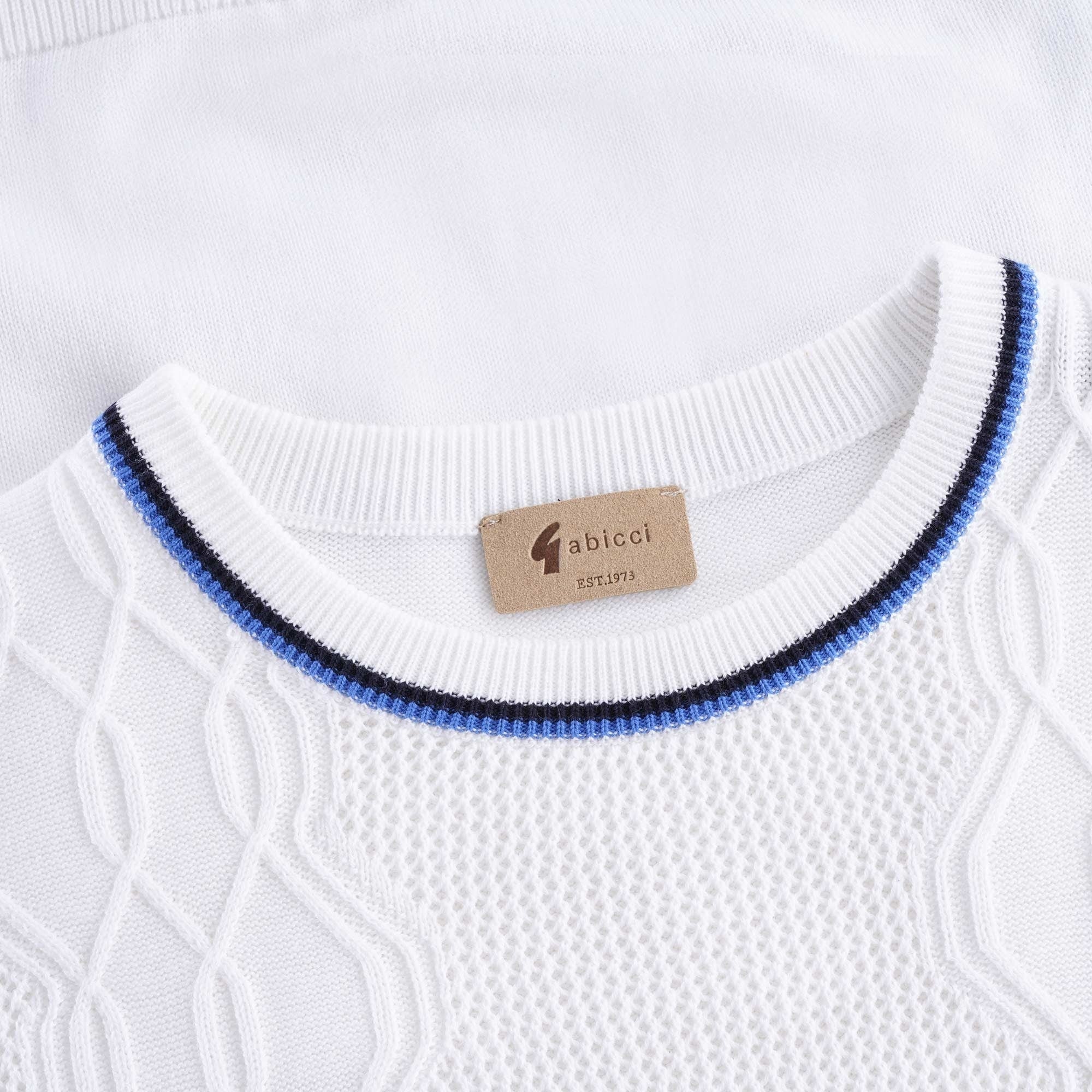 Newman Knitted T-Shirt - White