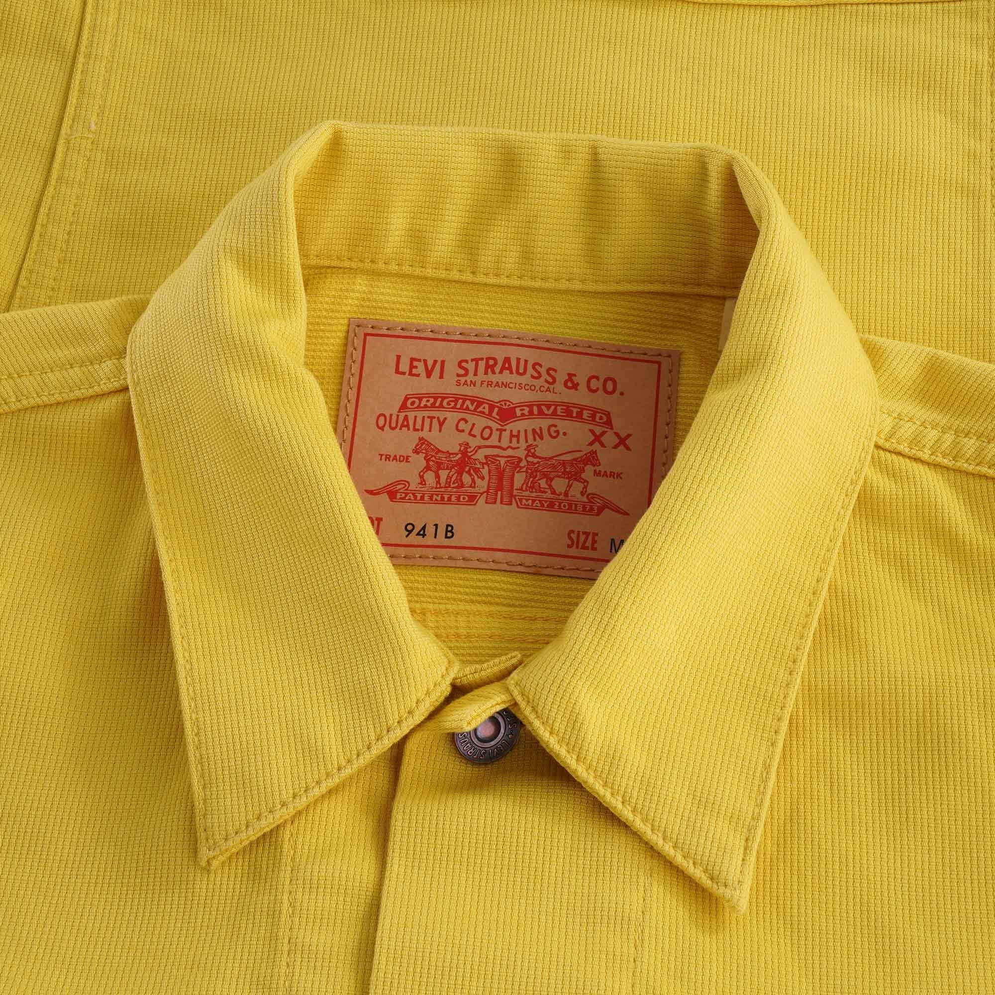 1960's Trucker Jacket - Pampas Yellow