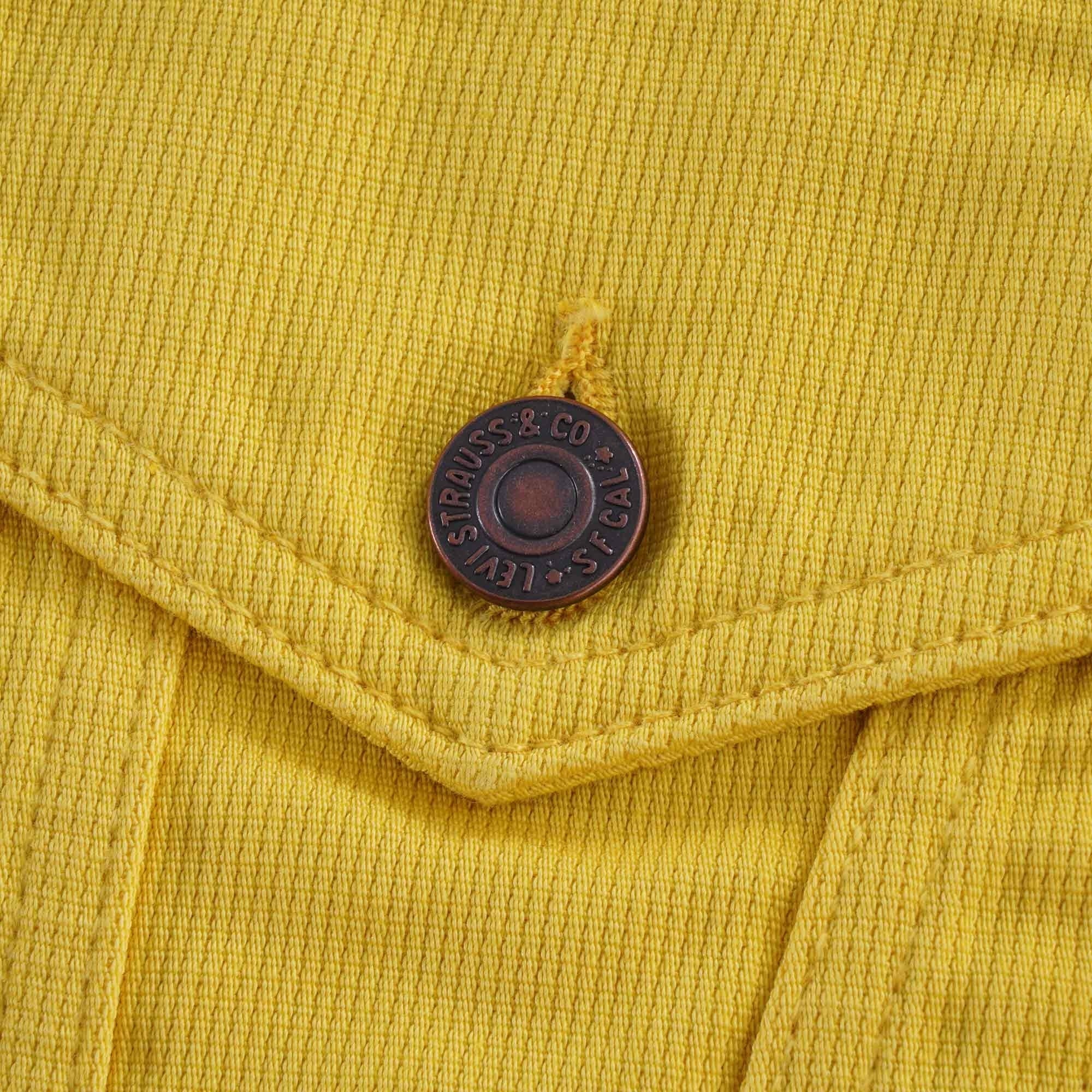 1960's Trucker Jacket - Pampas Yellow