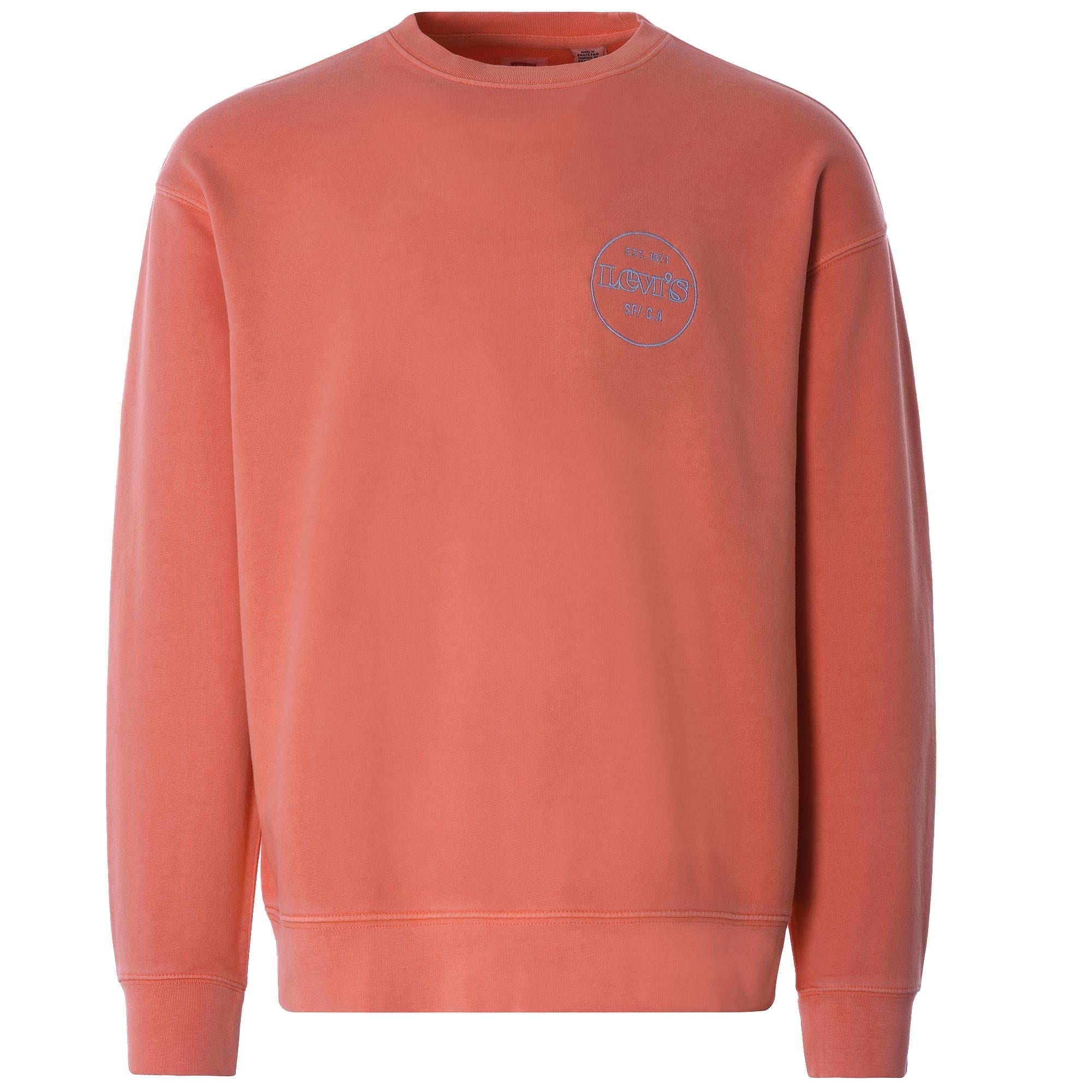 Relaxed Graphic Sweatshirt - Coral