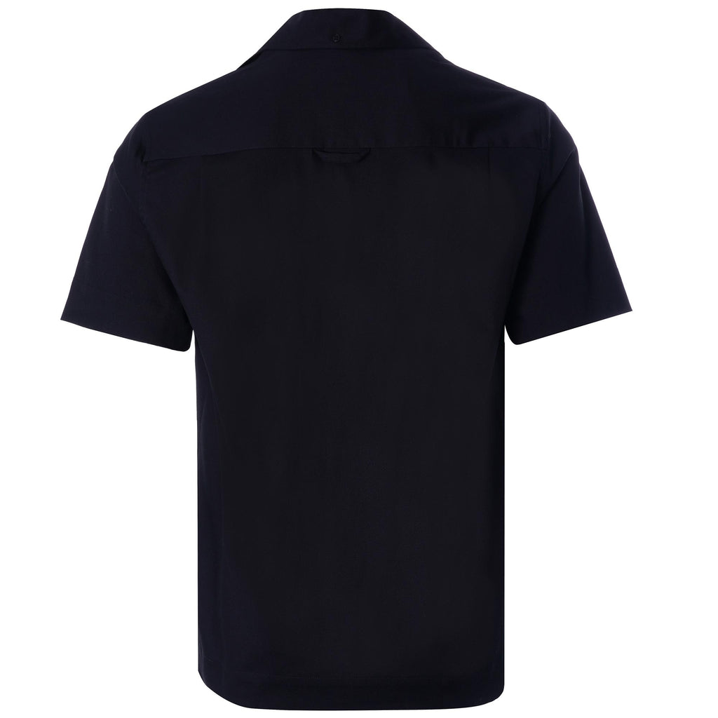 Textured Pocket Detail Shirt - Black