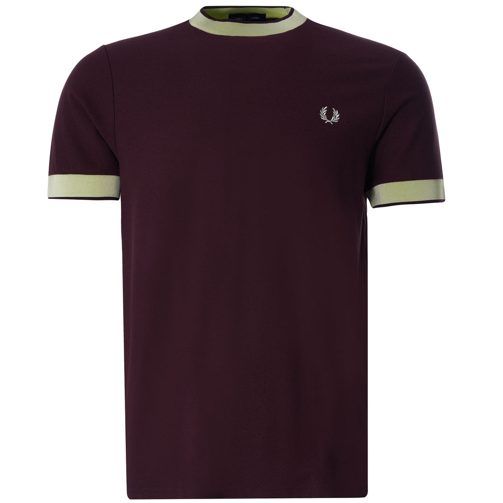 Crepe Jersey T-Shirt - Mahogany