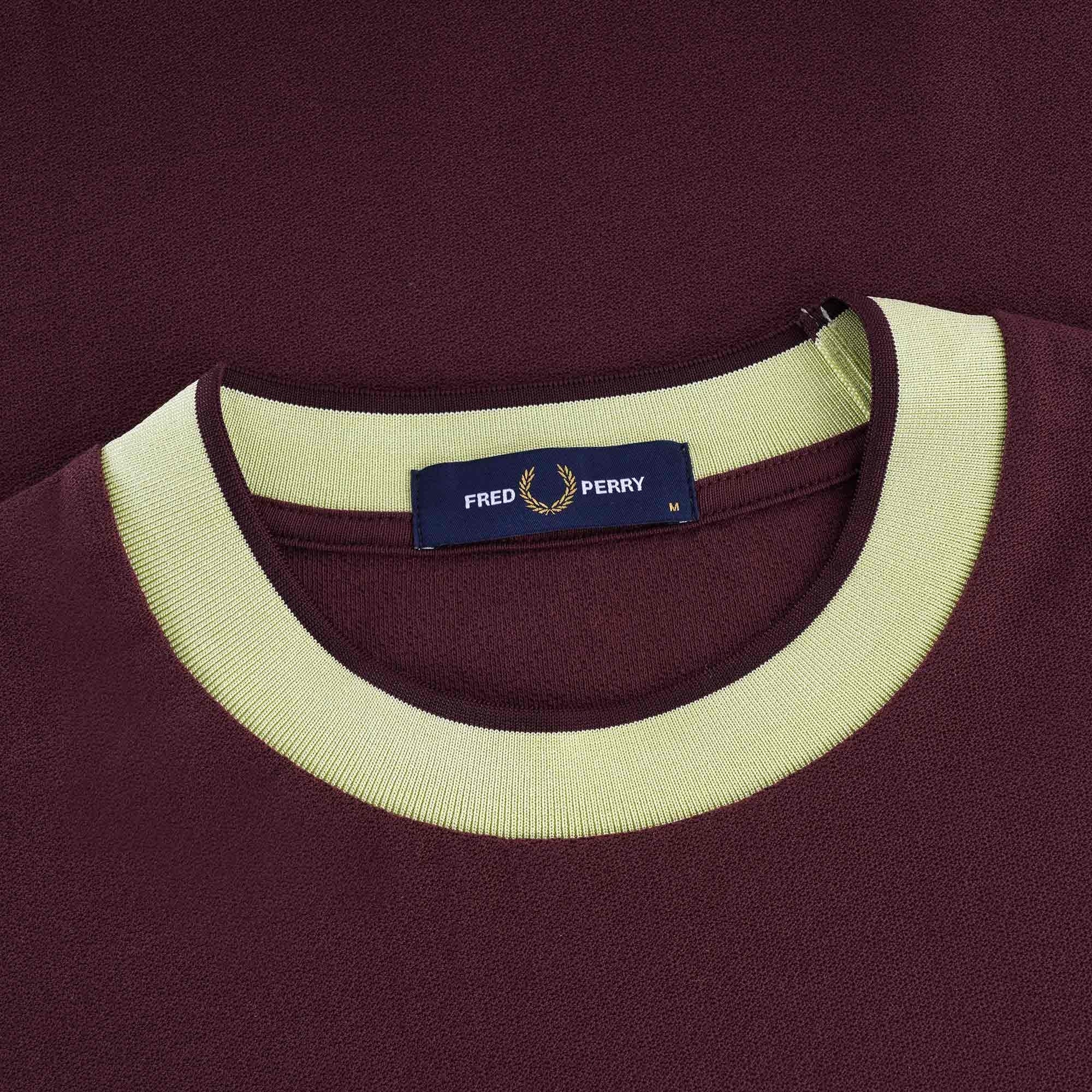 Crepe Jersey T-Shirt - Mahogany