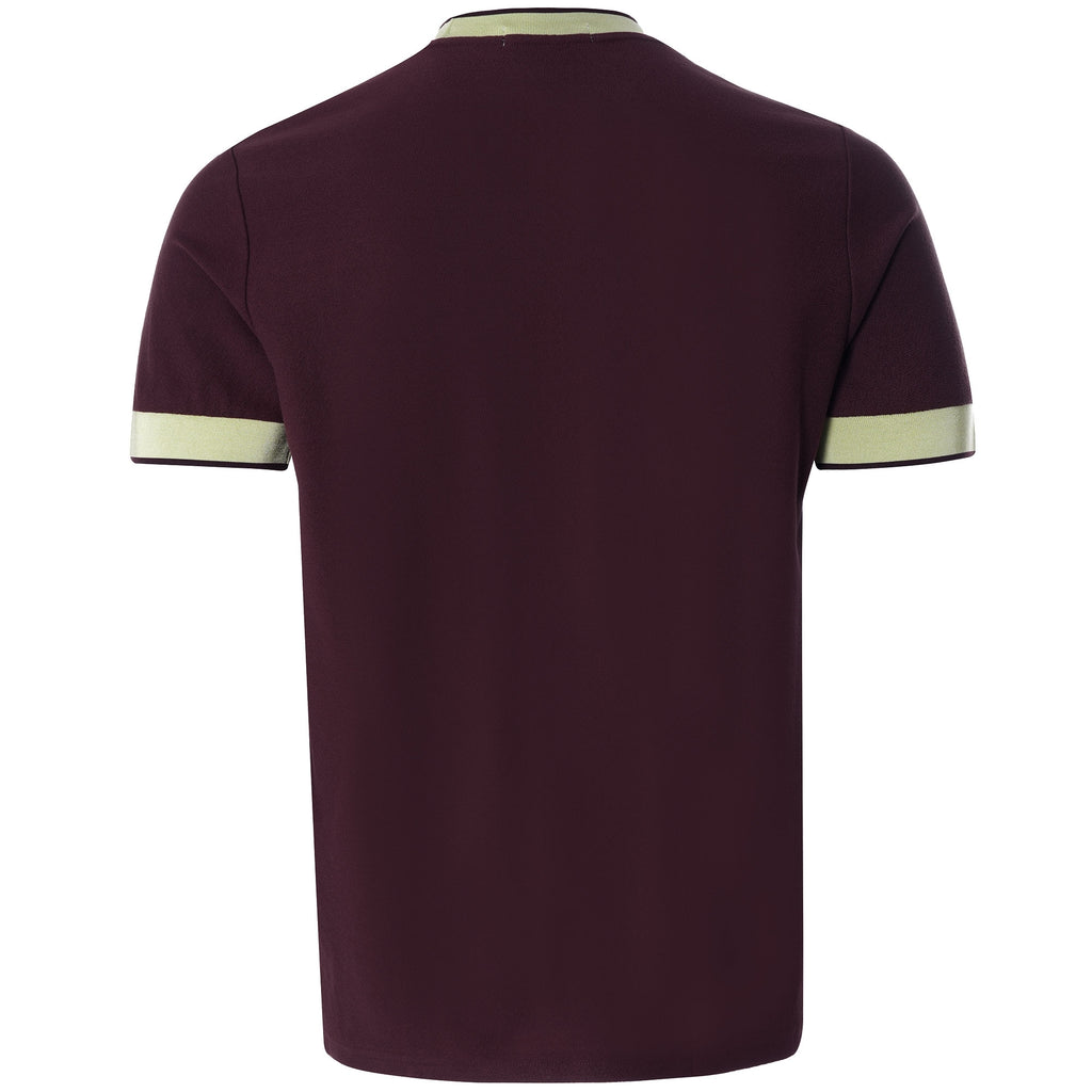 Crepe Jersey T-Shirt - Mahogany