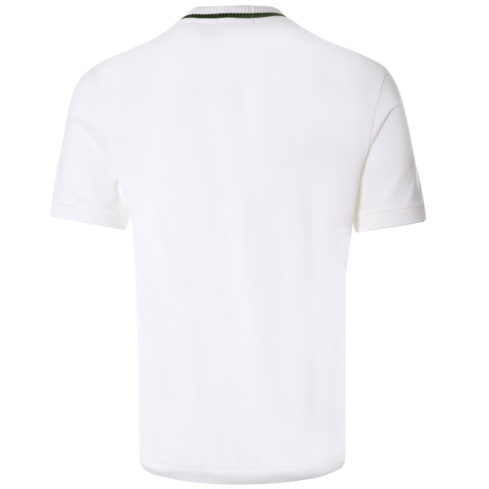 Crew Neck Piqu T-Shirt - Snow White