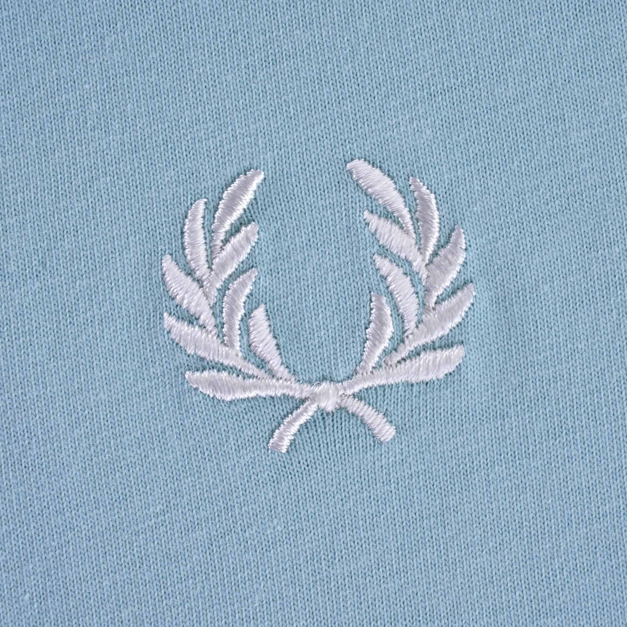 Taped Ringer T-Shirt - Chalk Blue