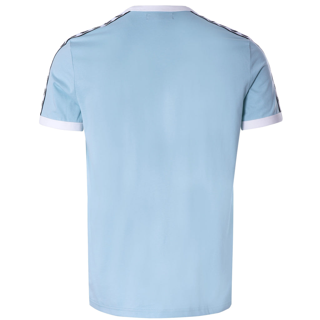 Taped Ringer T-Shirt - Chalk Blue