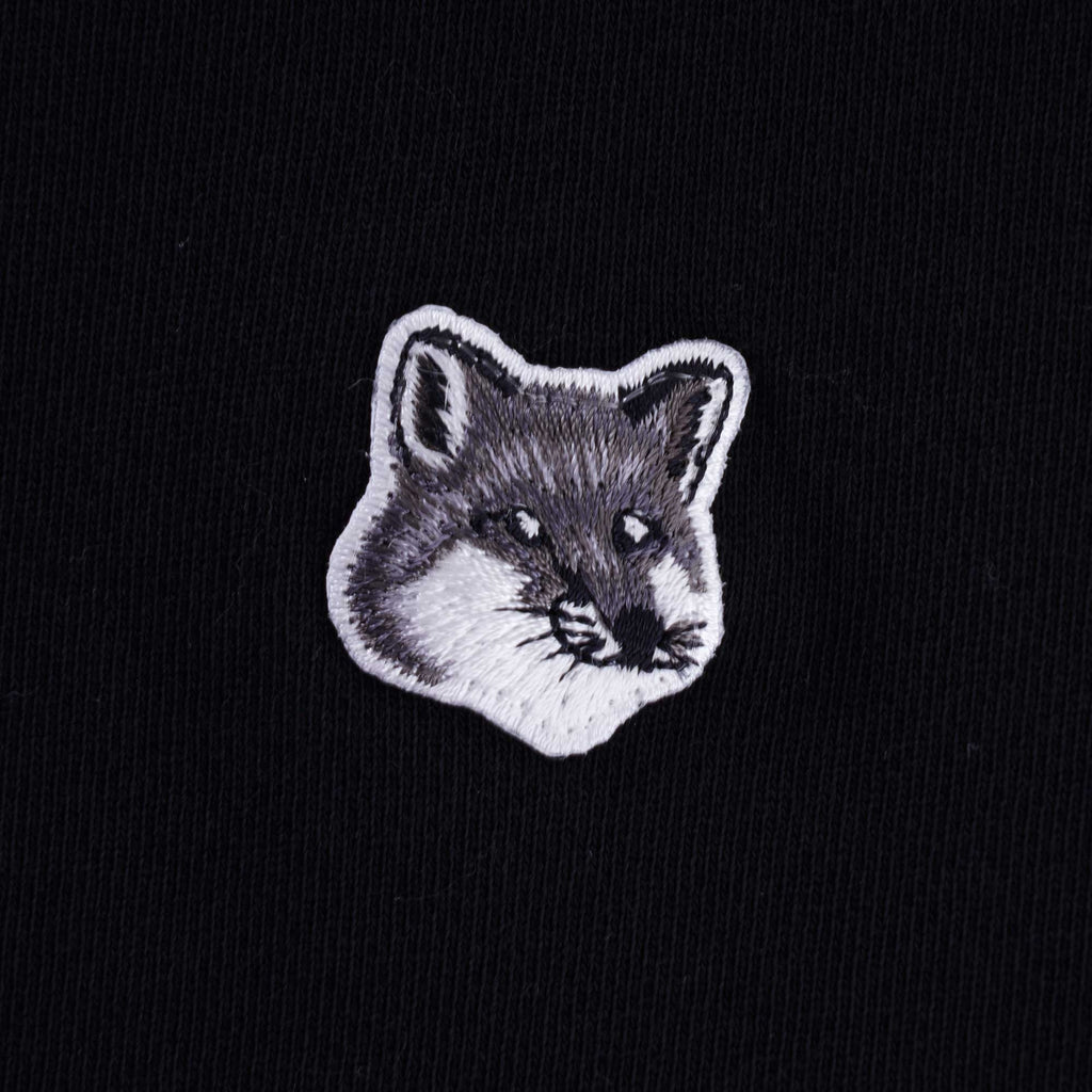 Grey Fox Head Patch Classic Sweatshirt - Black