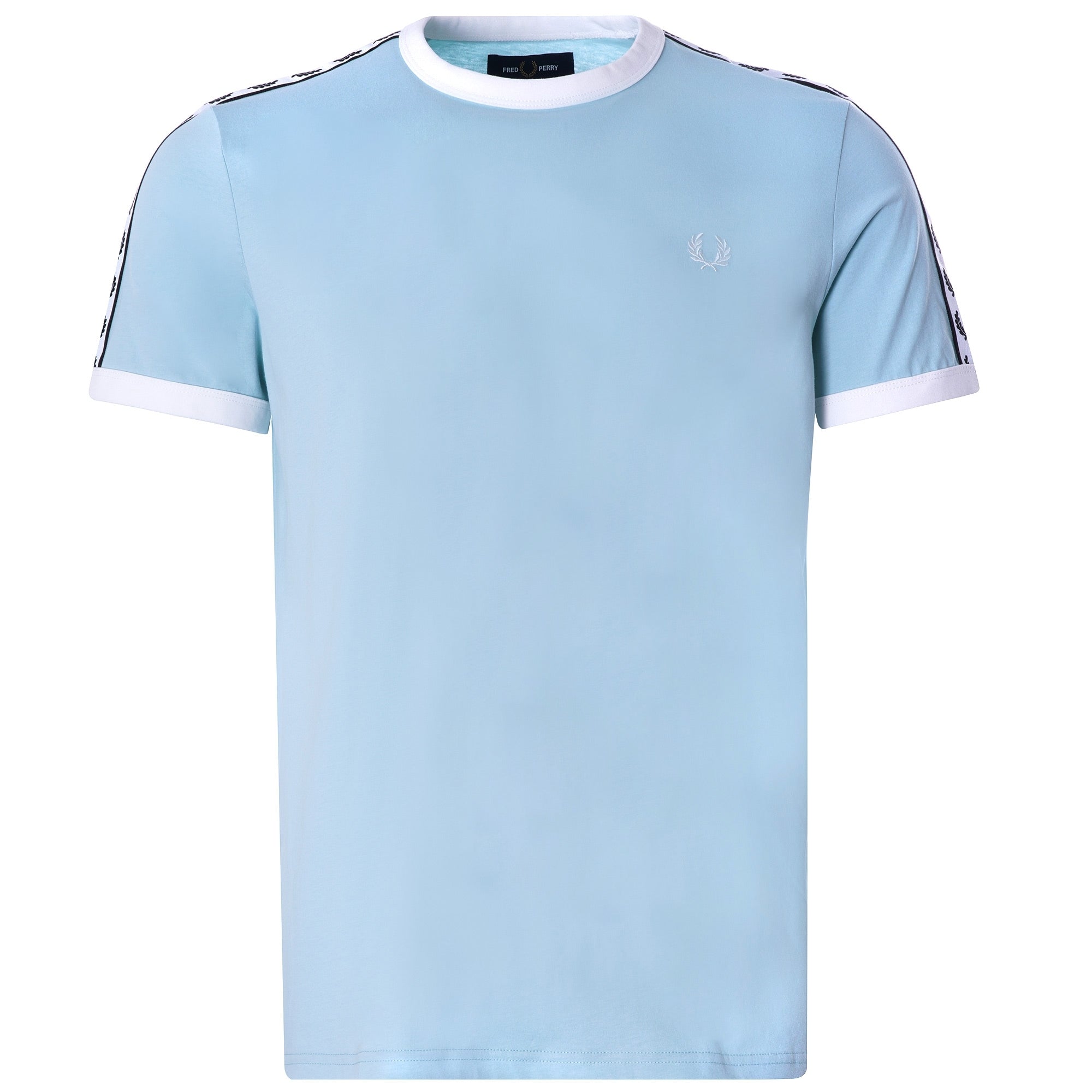 Taped Ringer T-Shirt - Chalk Blue