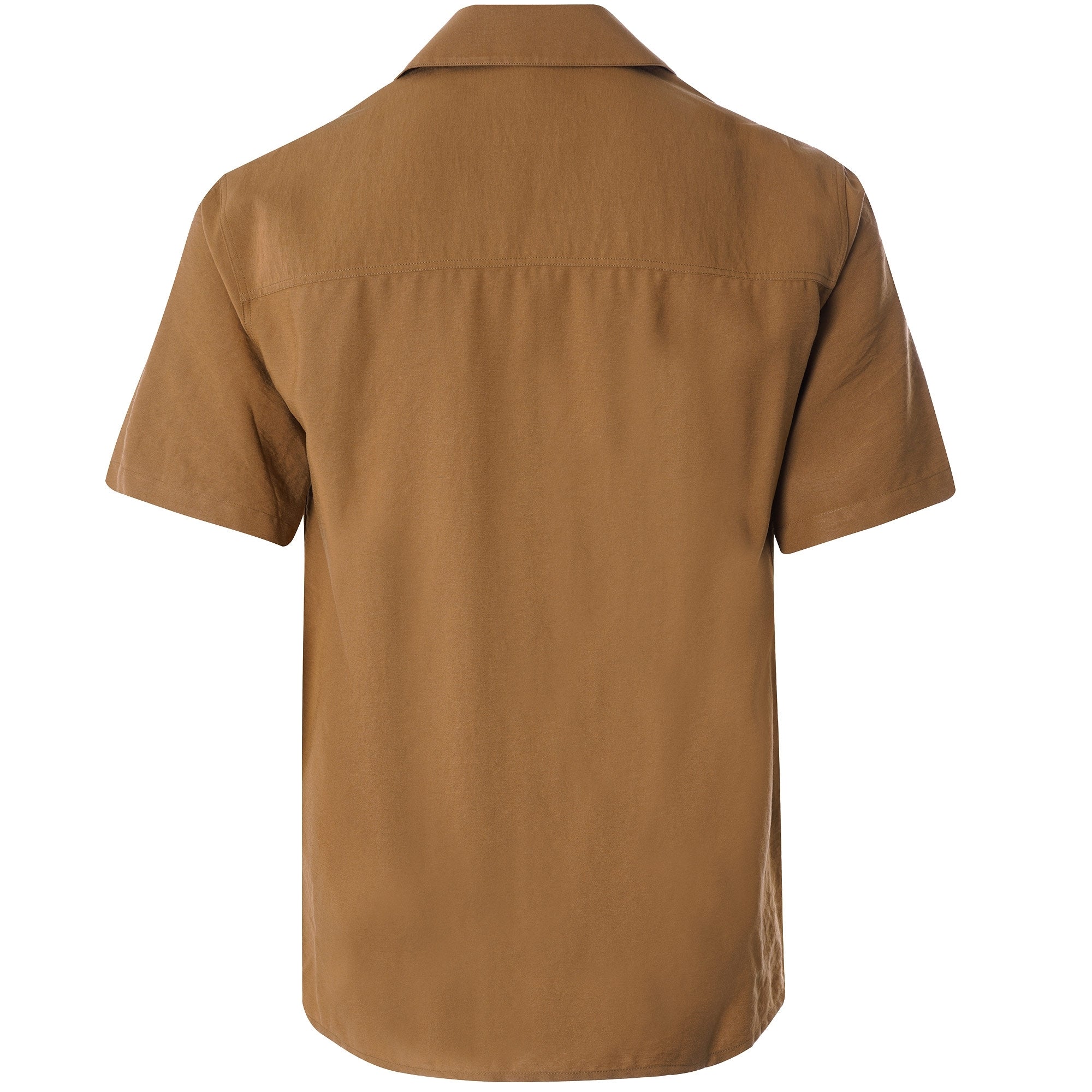 Ami Embroidery Short Sleeve Shirt - Beige
