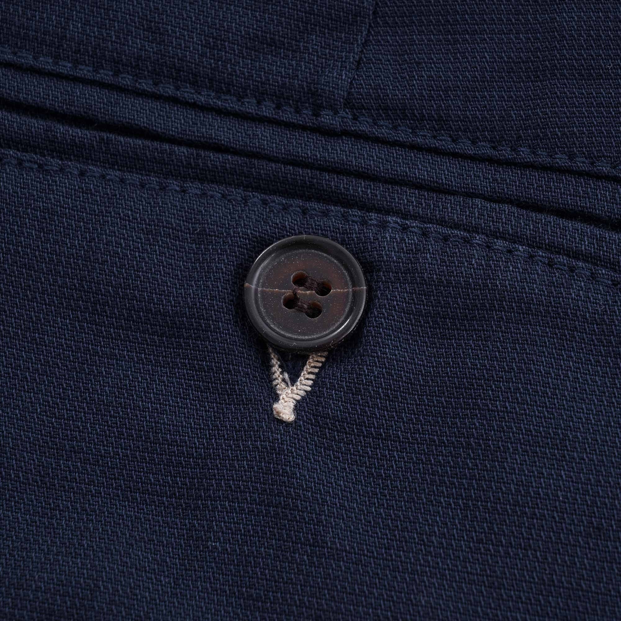 Military Chino Fine Weave Cotton - Navy