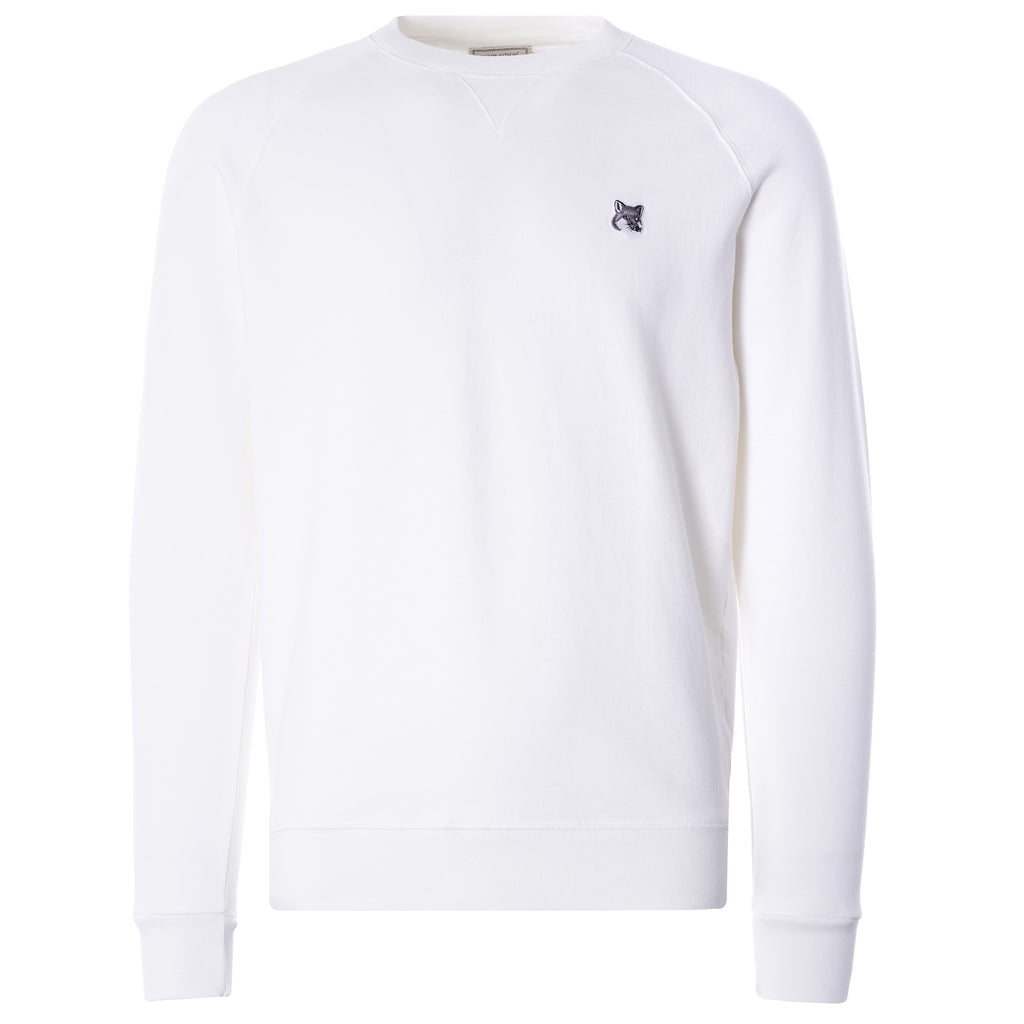 Grey Fox Head Patch Classic Sweatshirt - Ecru