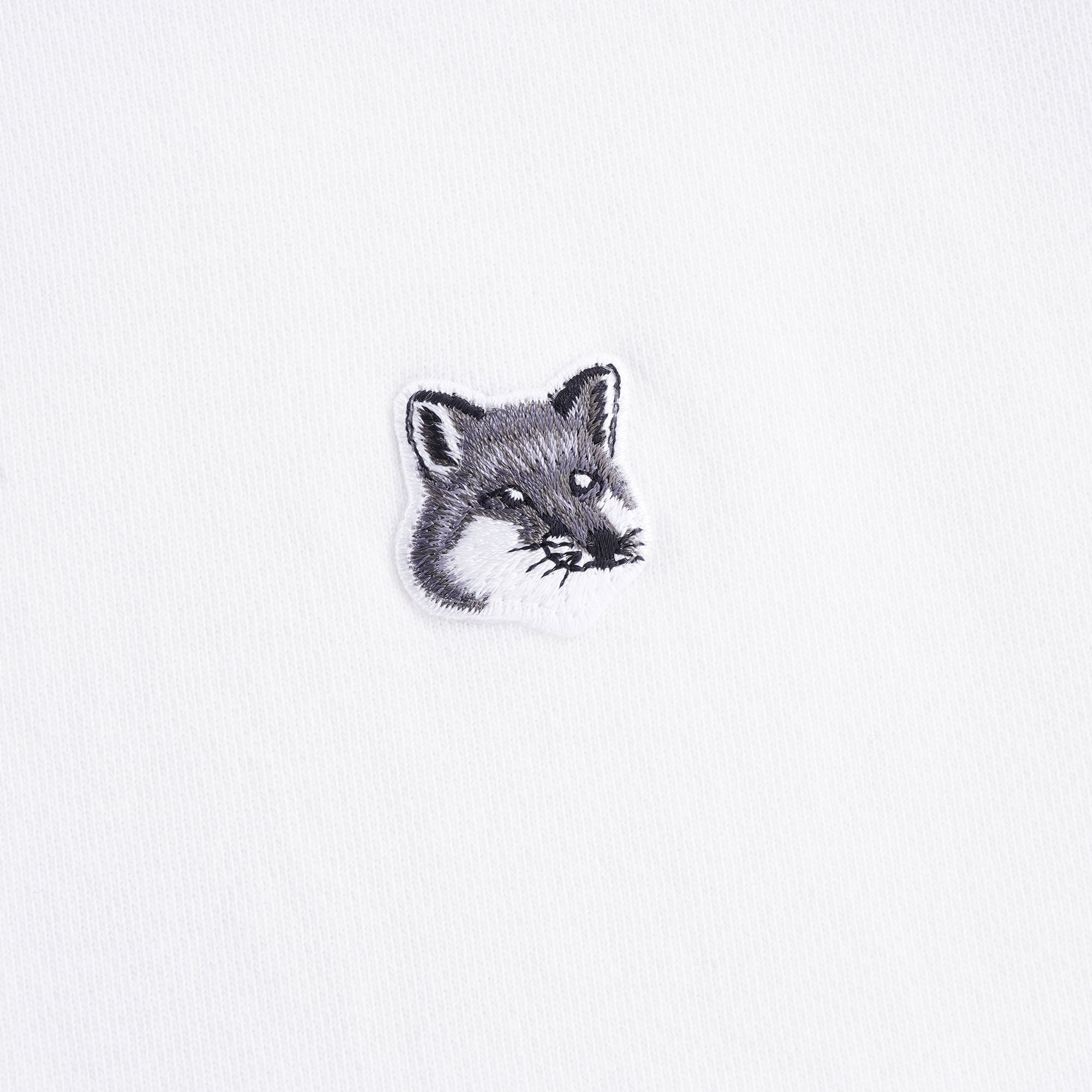 Grey Fox Head Patch Classic Sweatshirt - Ecru